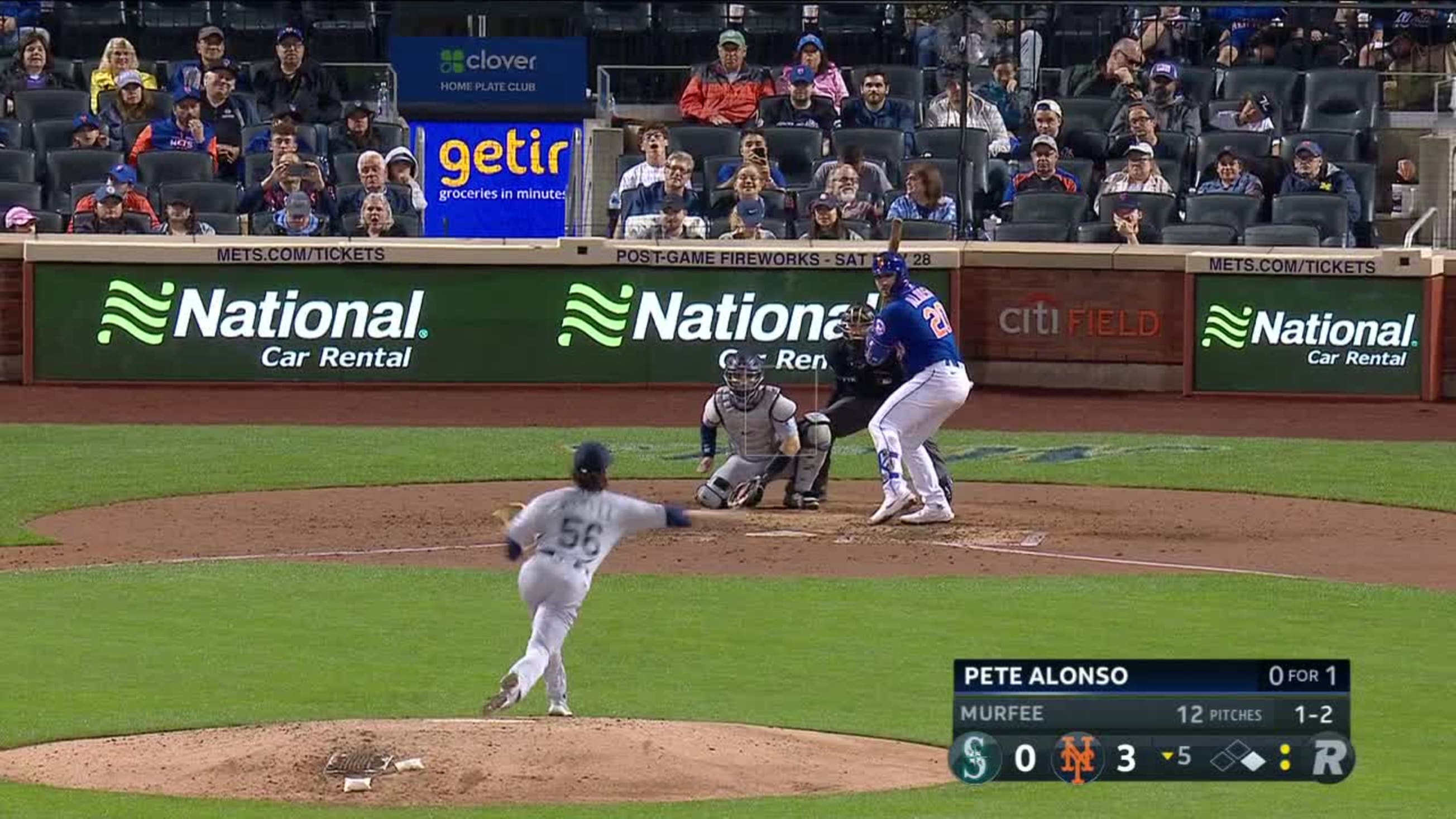 Pete Alonso's RBI double, 05/14/2022