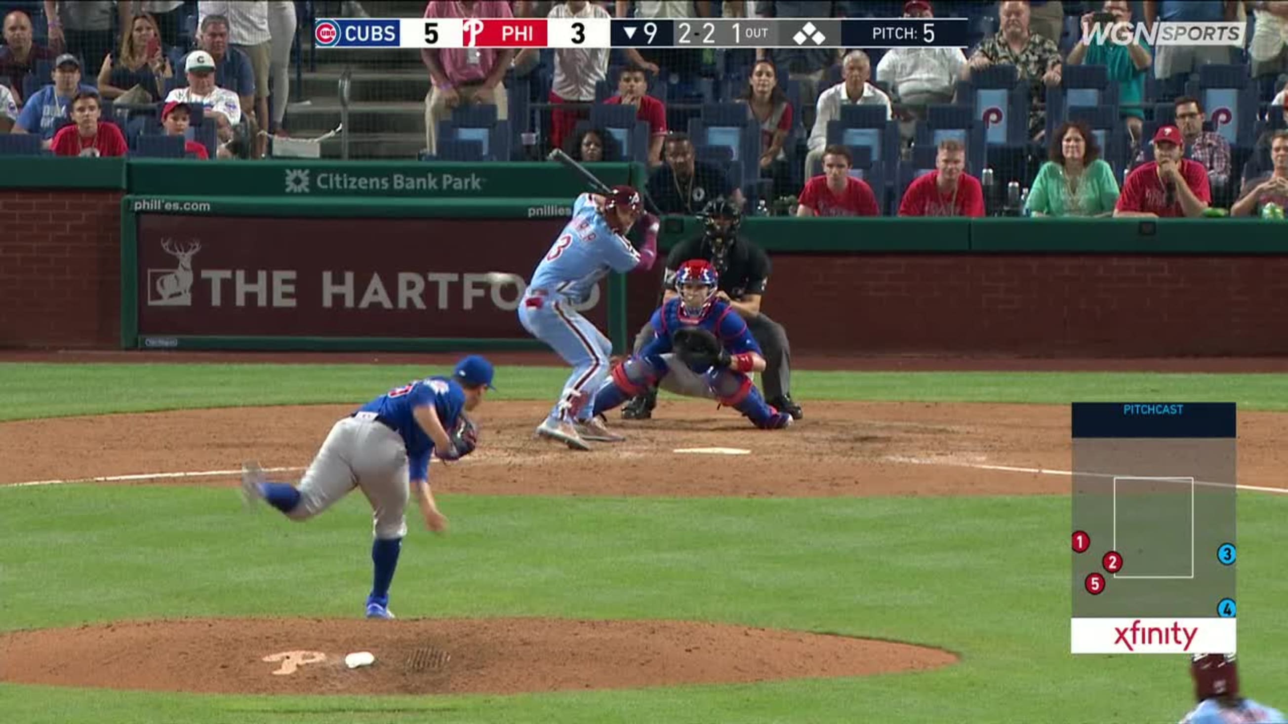 Bryce Harper grand slam walkoff vs the Cubs- Cubs vs. Phillies