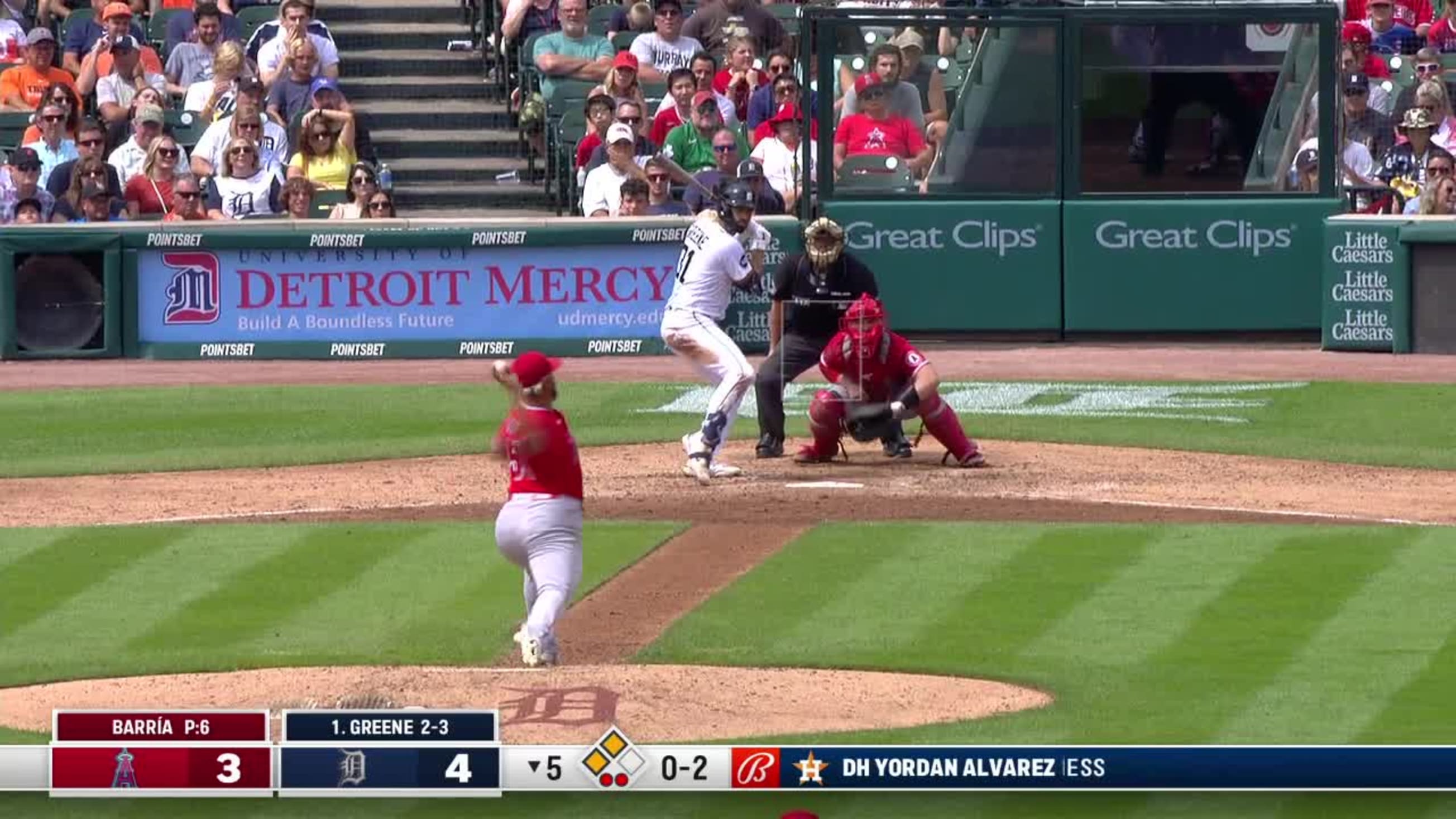 Riley Greene grounds out, first baseman Jared Walsh to pitcher Jaime  Barria. | 08/20/2022 | MLB.com