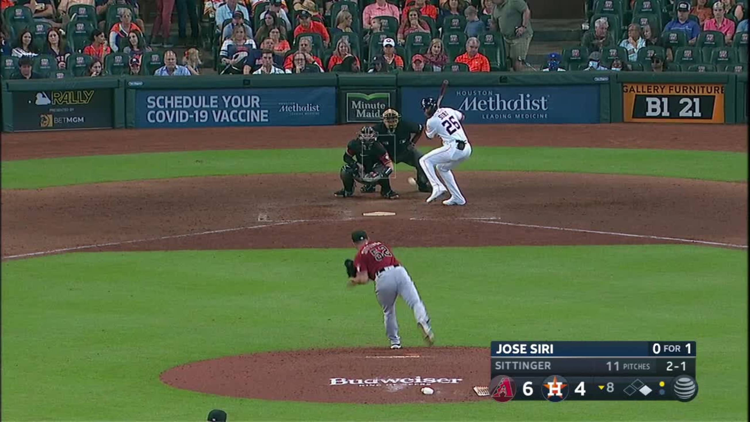 Jose Siri's two-run home run, 09/19/2021