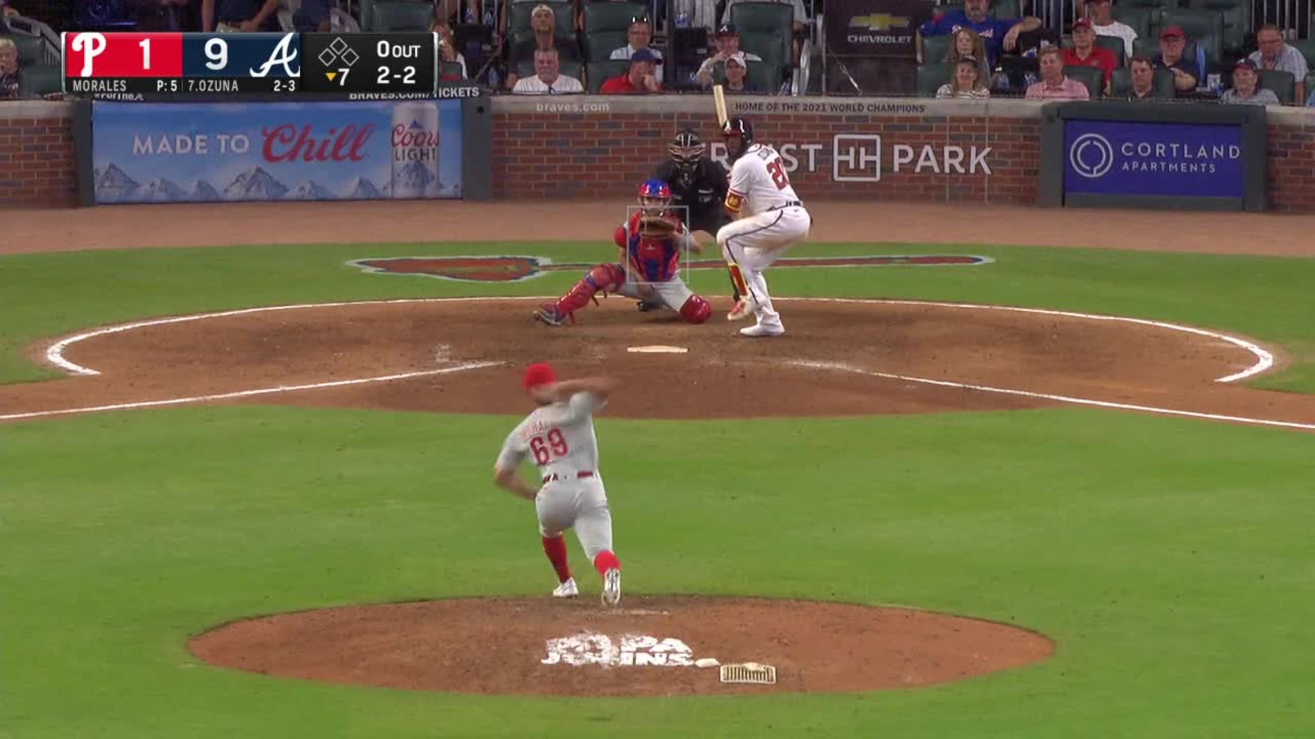 Marcell Ozuna's solo home run, 04/12/2022