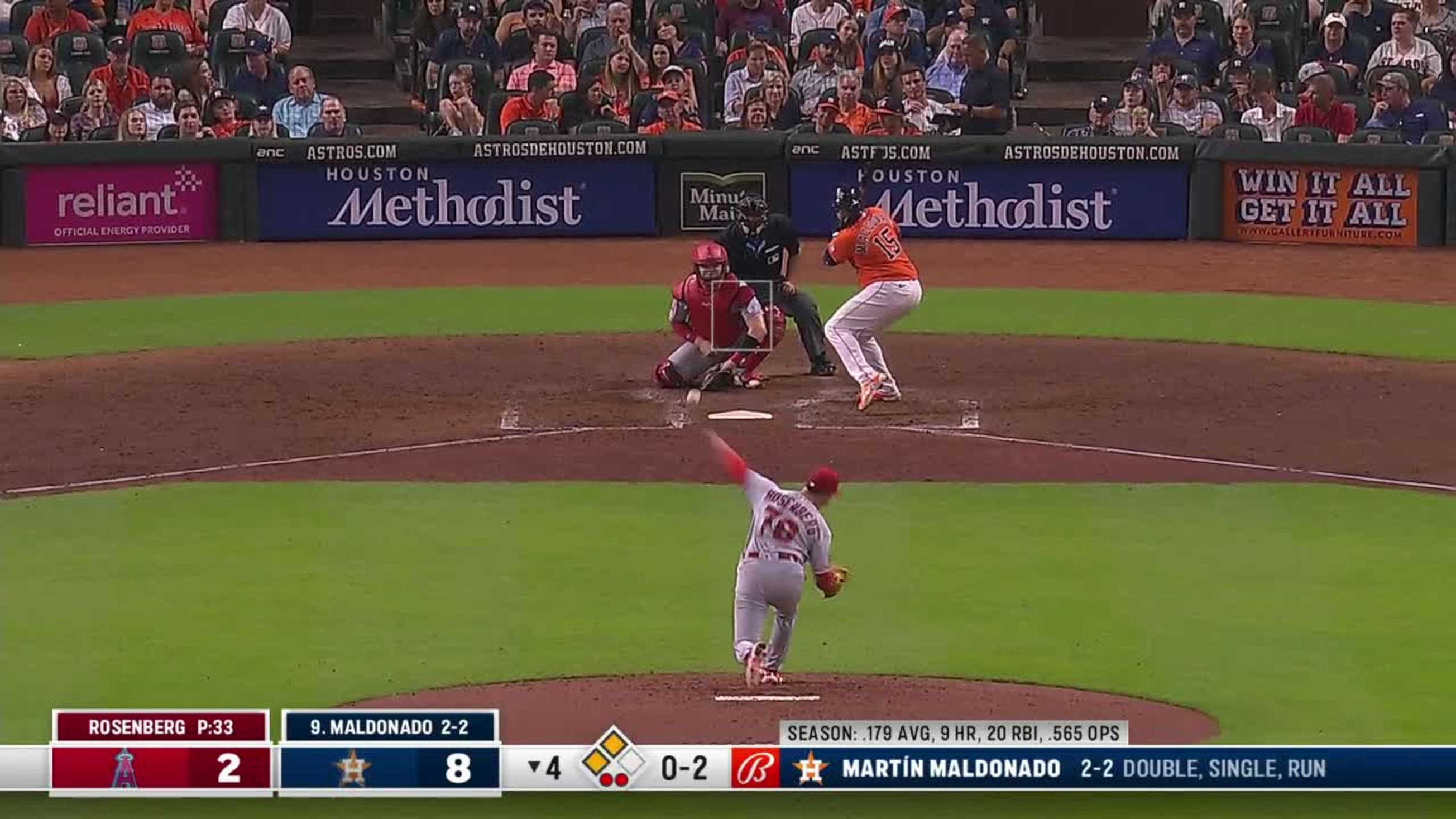 Martín Maldonado's two-run single, 10/18/2023