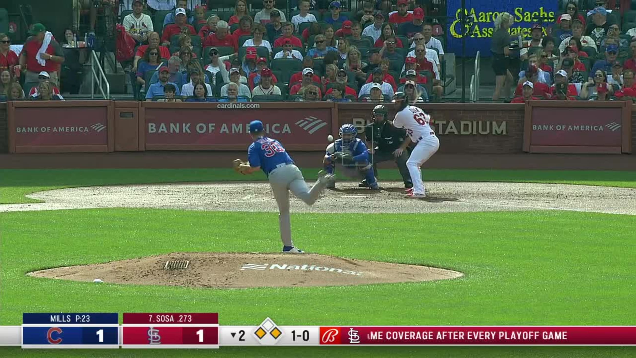 Alec Mills Ball to Edmundo Sosa | 10/03/2021 | MLB.com