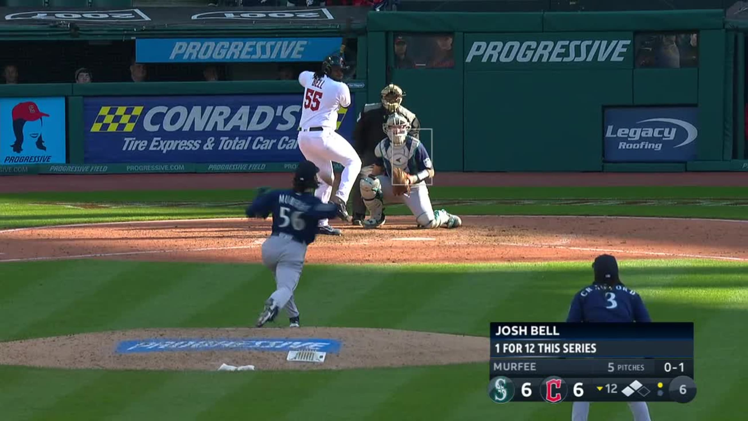 Josh Bell's 4th ST home run, 03/19/2021