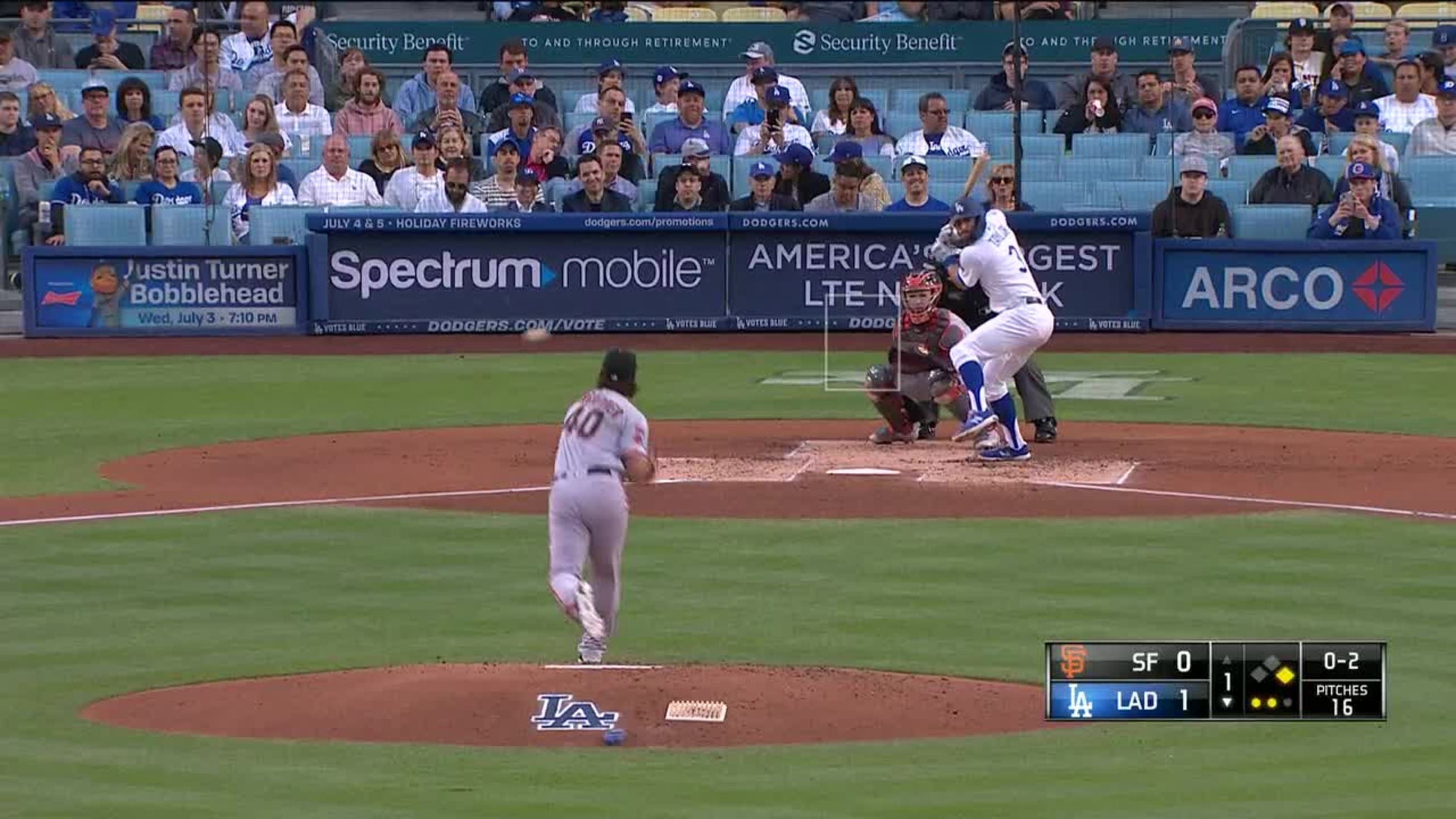 Madison Bumgarner Foul to Chris Taylor | 06/20/2019 | Chicago White Sox
