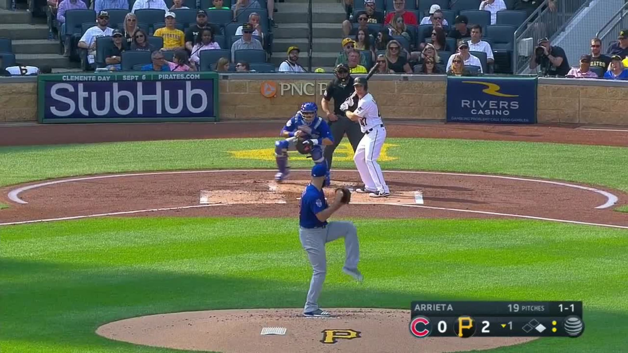 Jake Arrieta Ball to Jordan Luplow