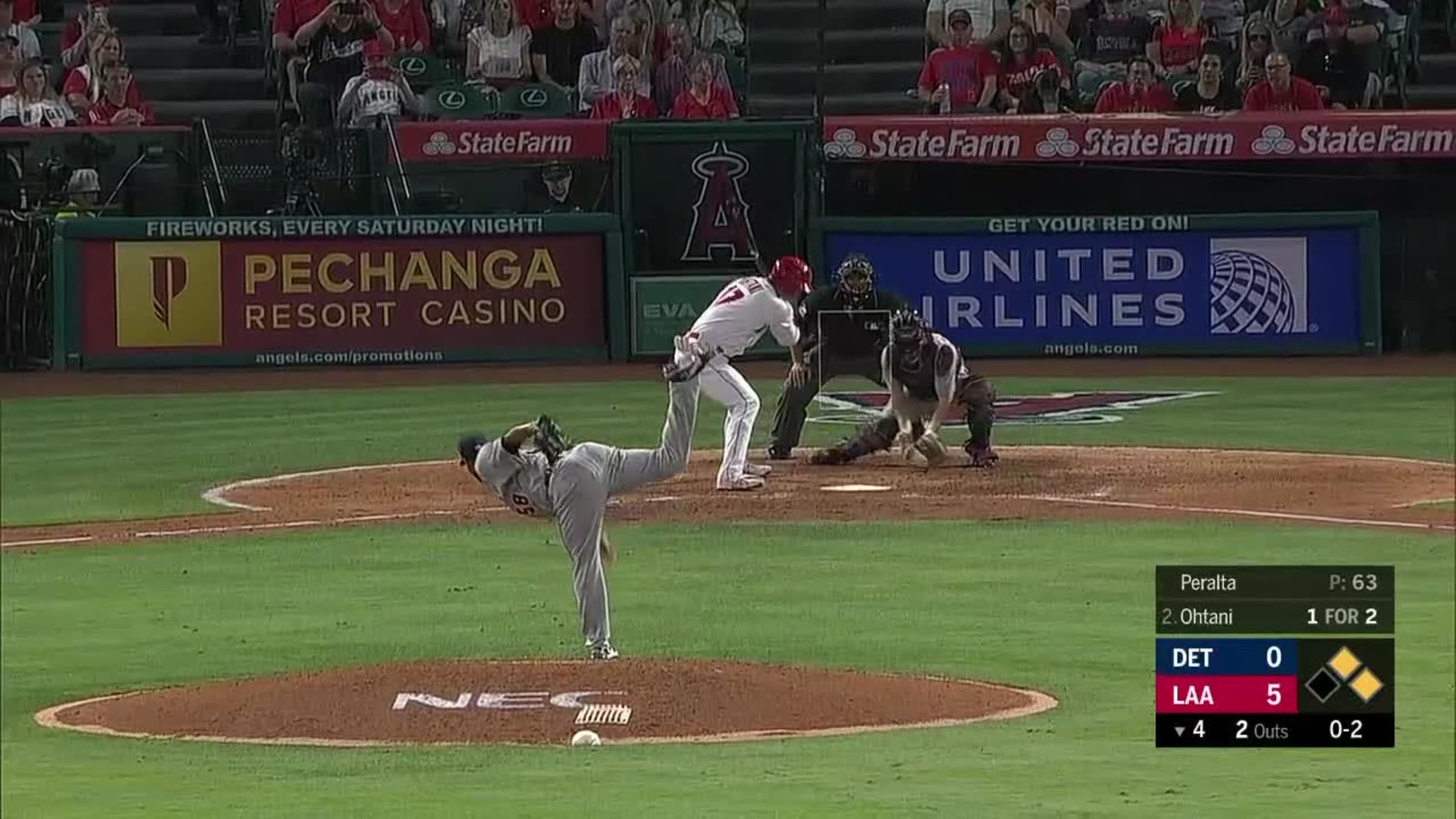 Wily Peralta Ball In Dirt to Shohei Ohtani | 06/19/2021 | MLB.com