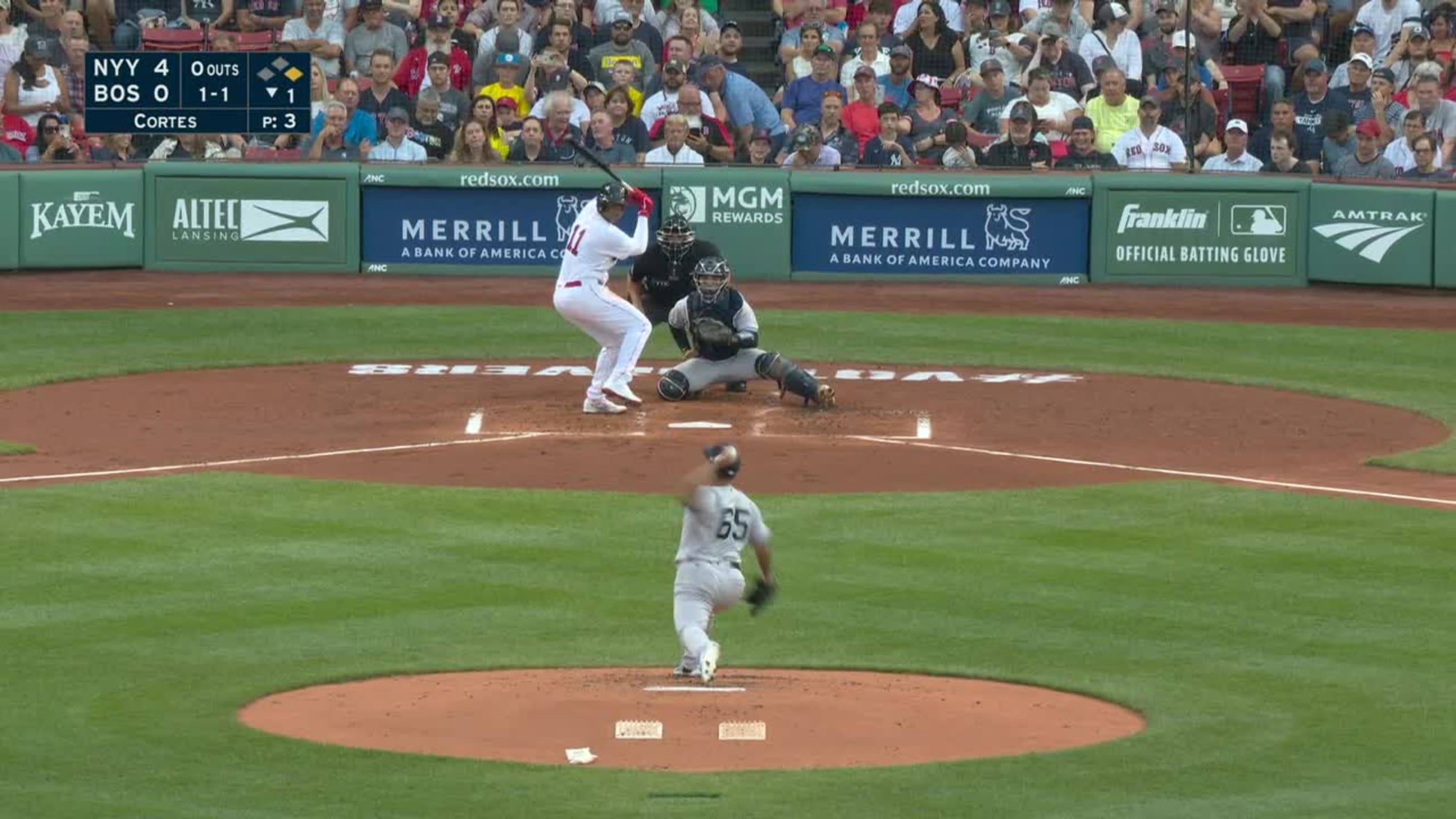 Nestor Cortes Strikes Out Rafael Devers With A Weird Pitch - Pinstripes  Nation