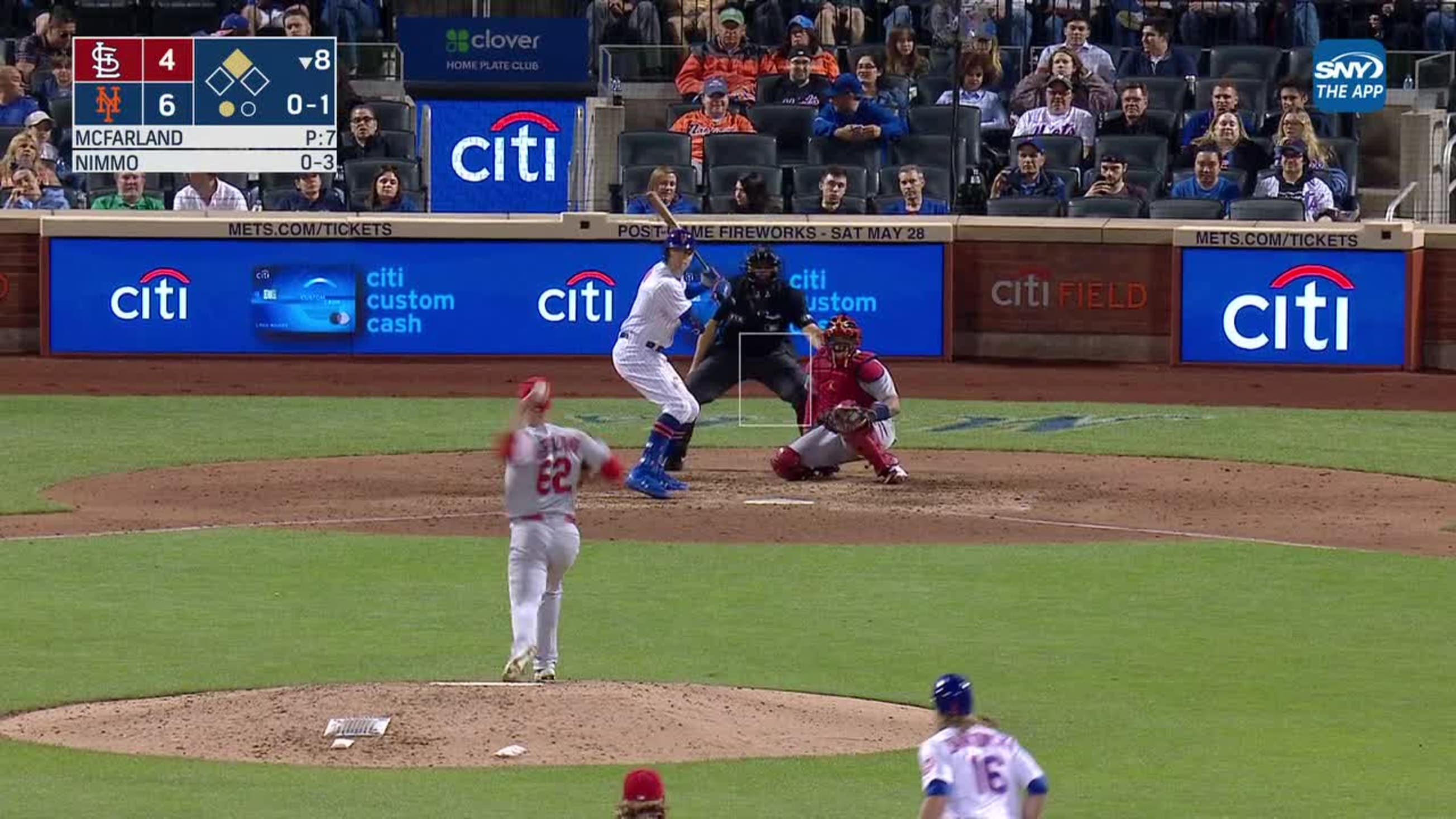 Brandon Nimmo's RBI triple, 05/18/2022