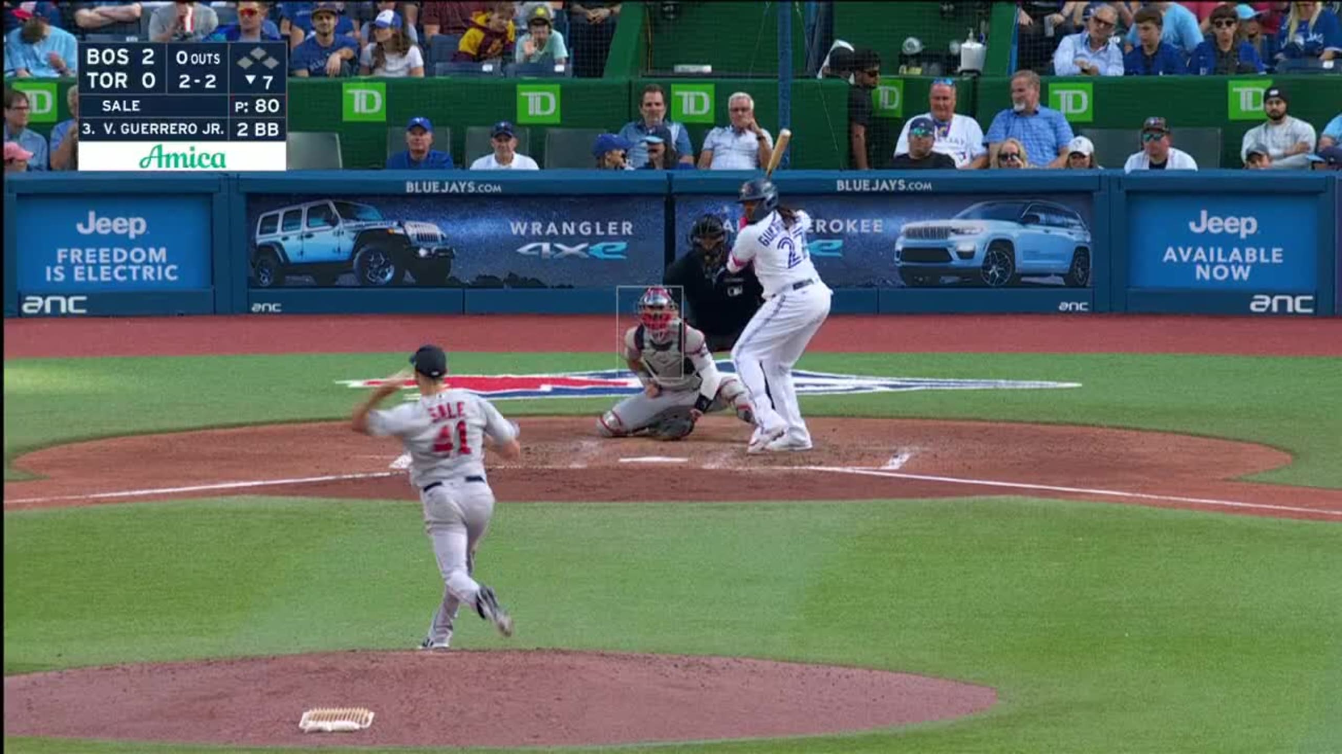 Vlad Jr.'s 447-foot home run, 09/30/2022