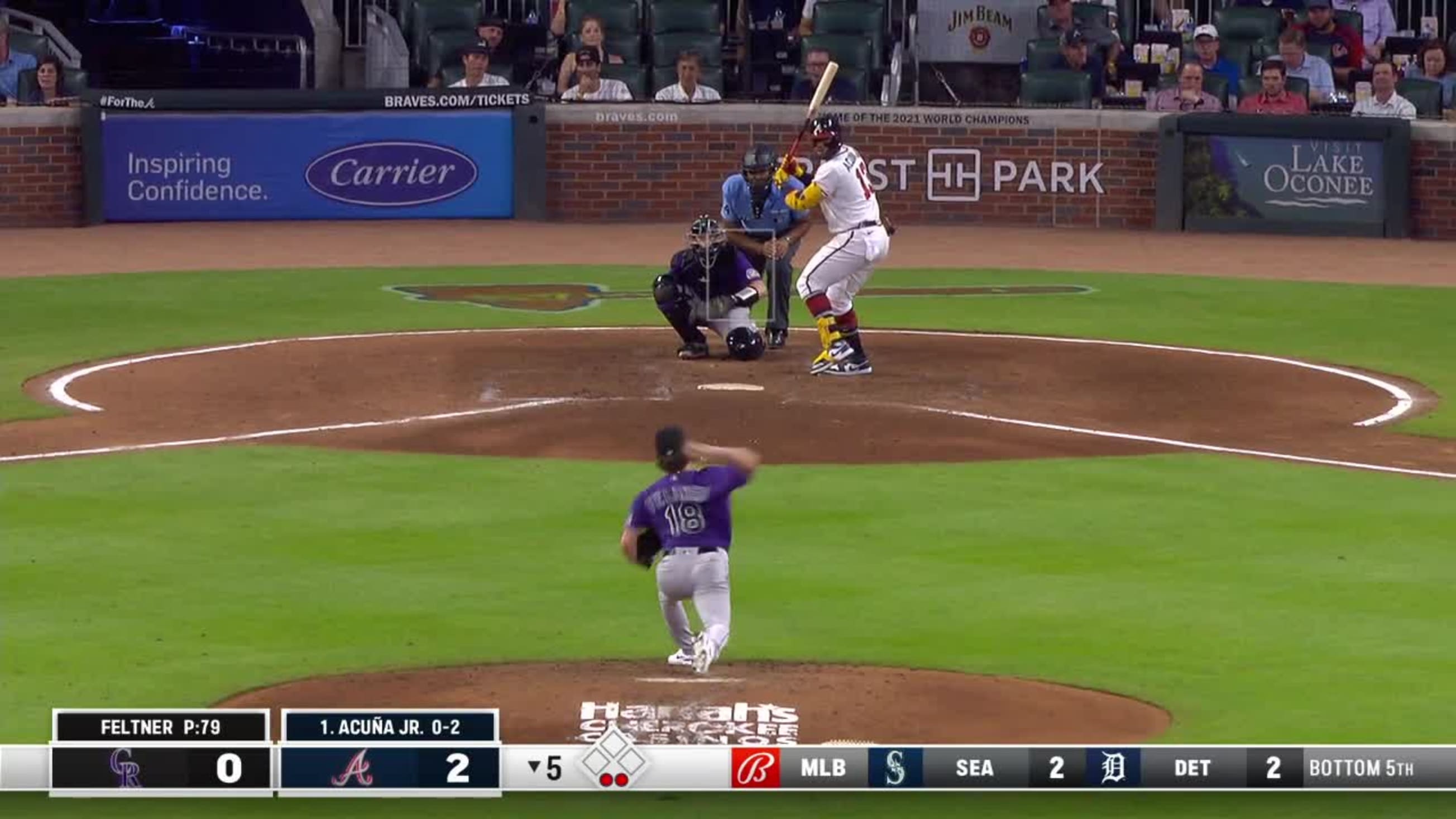 Ronald Acuña Jr.'s solo home run, 04/11/2021