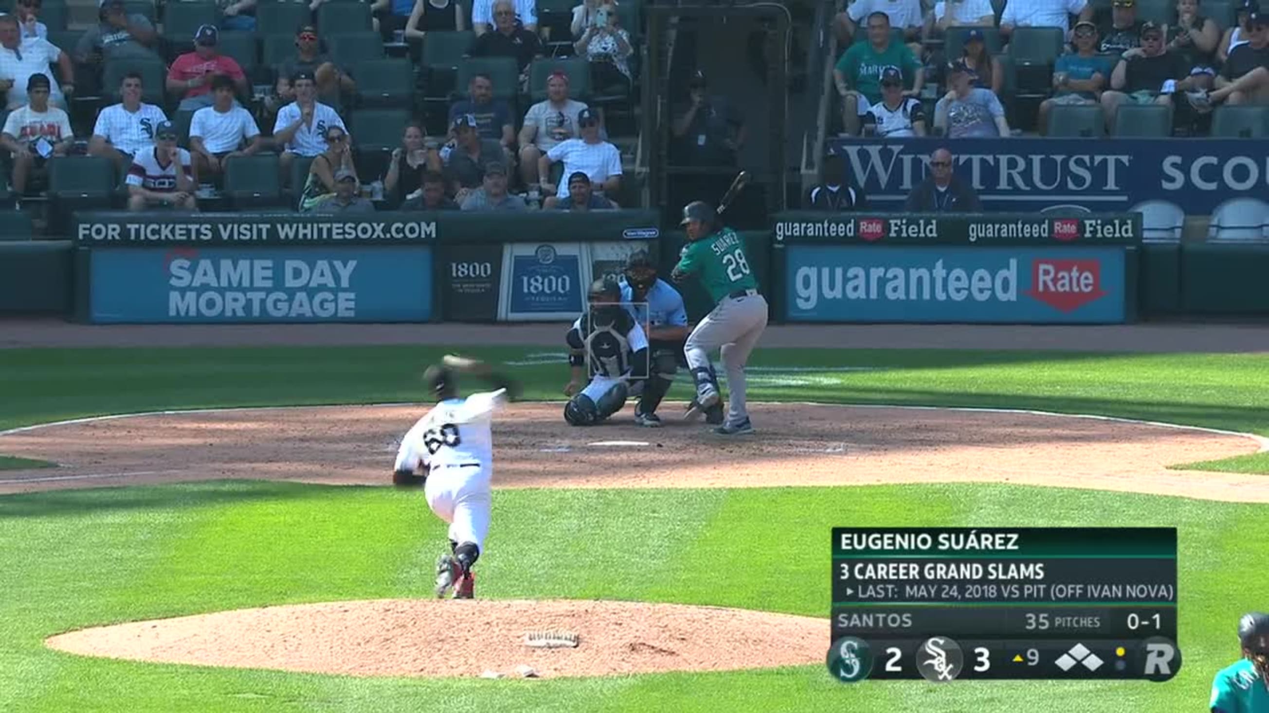 Eugenio Suárez's two-run single, 06/23/2023