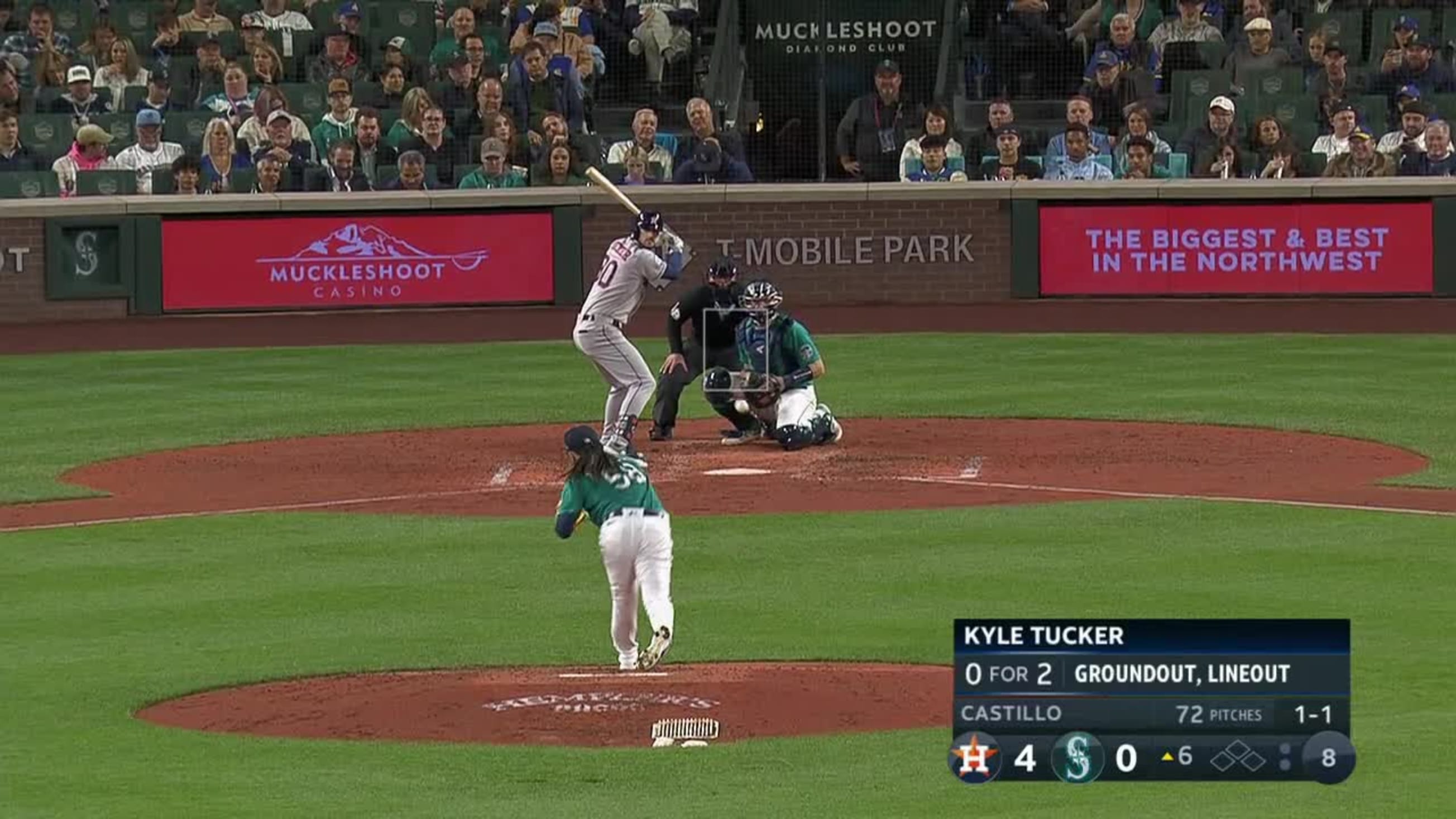 Houston Astros right fielder Kyle Tucker (30) batting in the bottom of the  eighth inning of the MLB game between the Houston Astros and the Seattle Ma  Stock Photo - Alamy