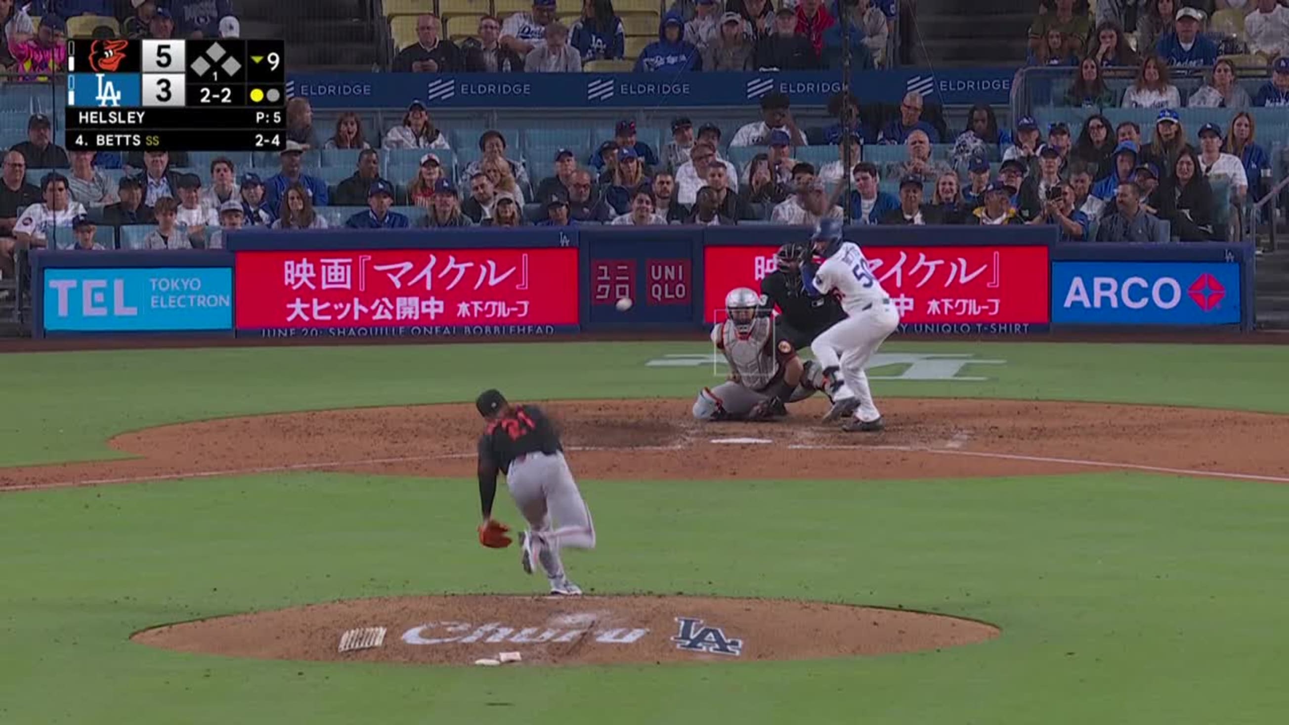 Mookie Betts' solo homer (8) | 06/19/2026 | MLB Japan