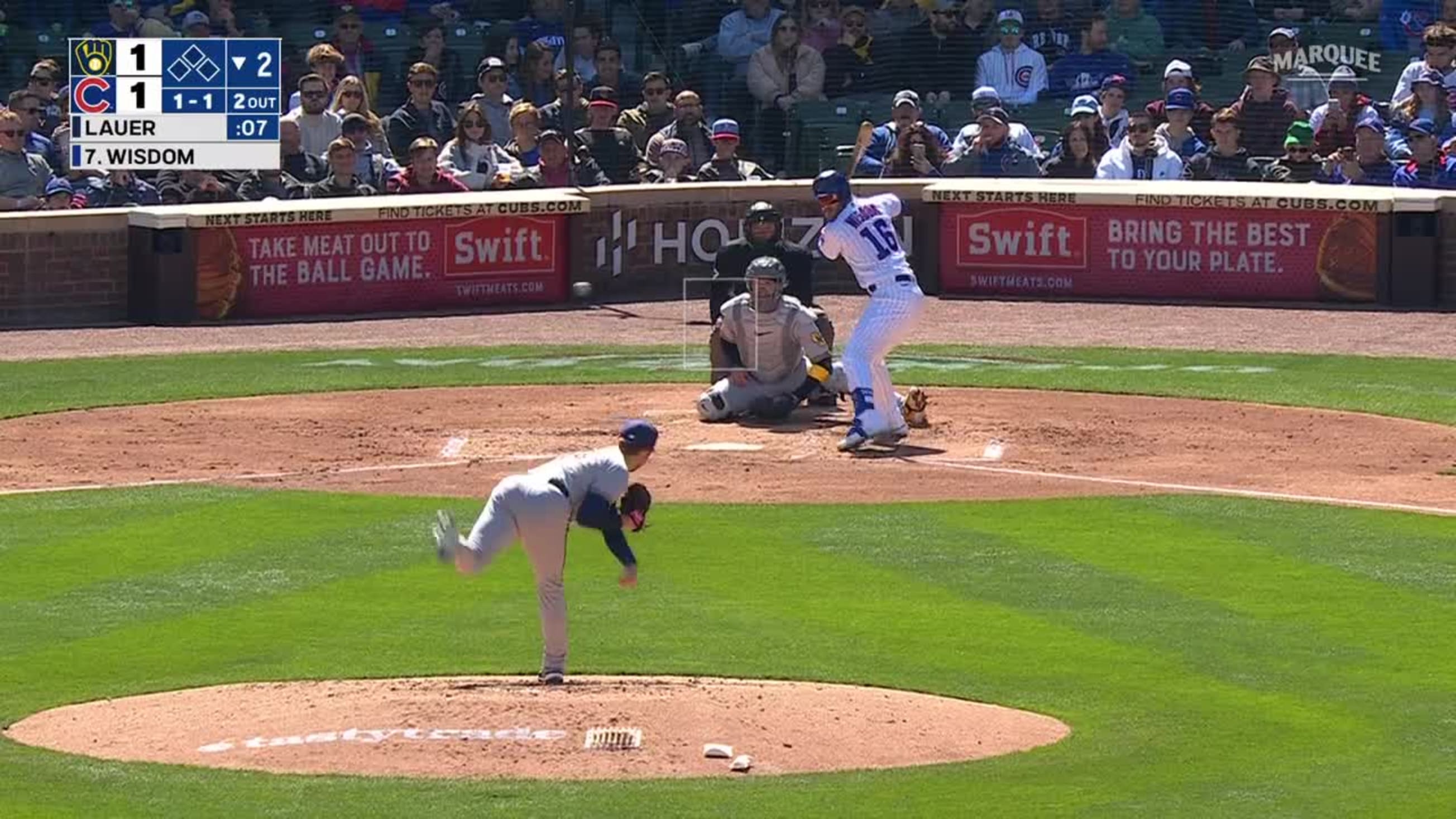 Patrick Wisdom's solo home run, 05/21/2022