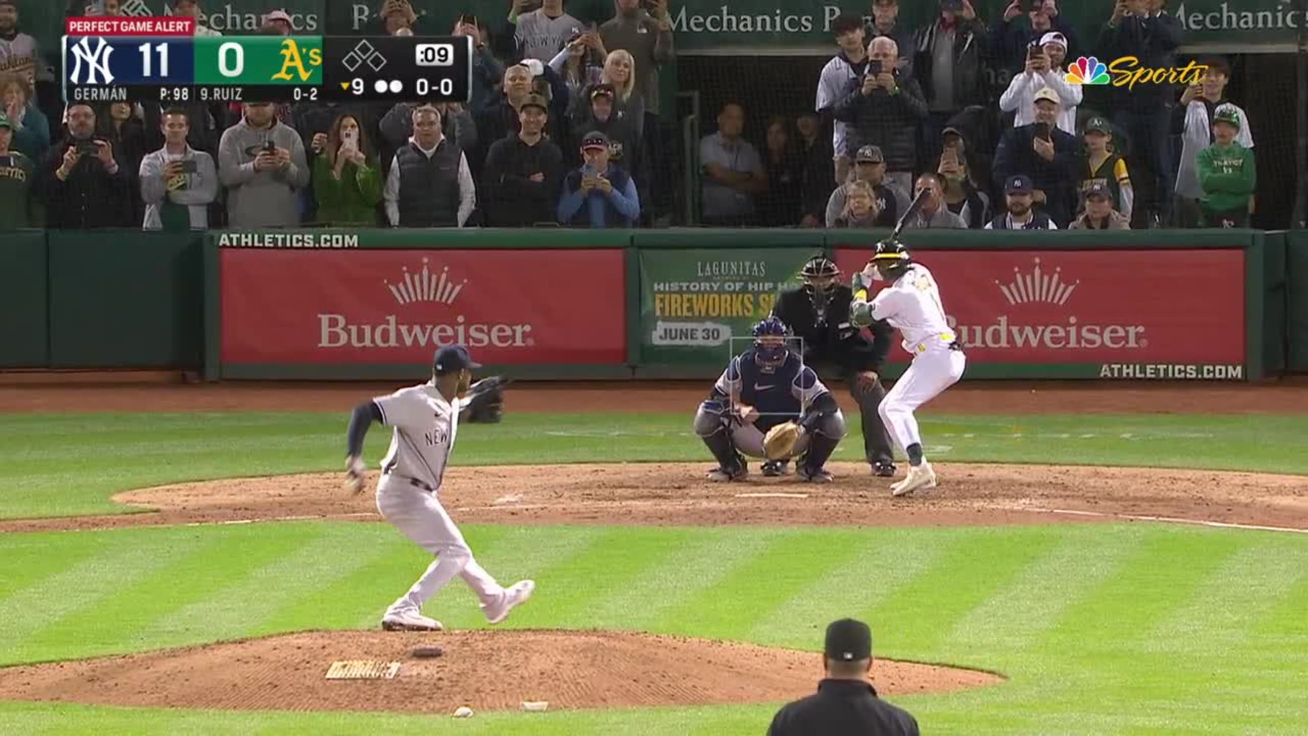 Gleyber Torres New York Yankees Game-Used #25 Gray Jersey vs. Oakland  Athletics on June 28, 2023 - Domingo German Perfect Game