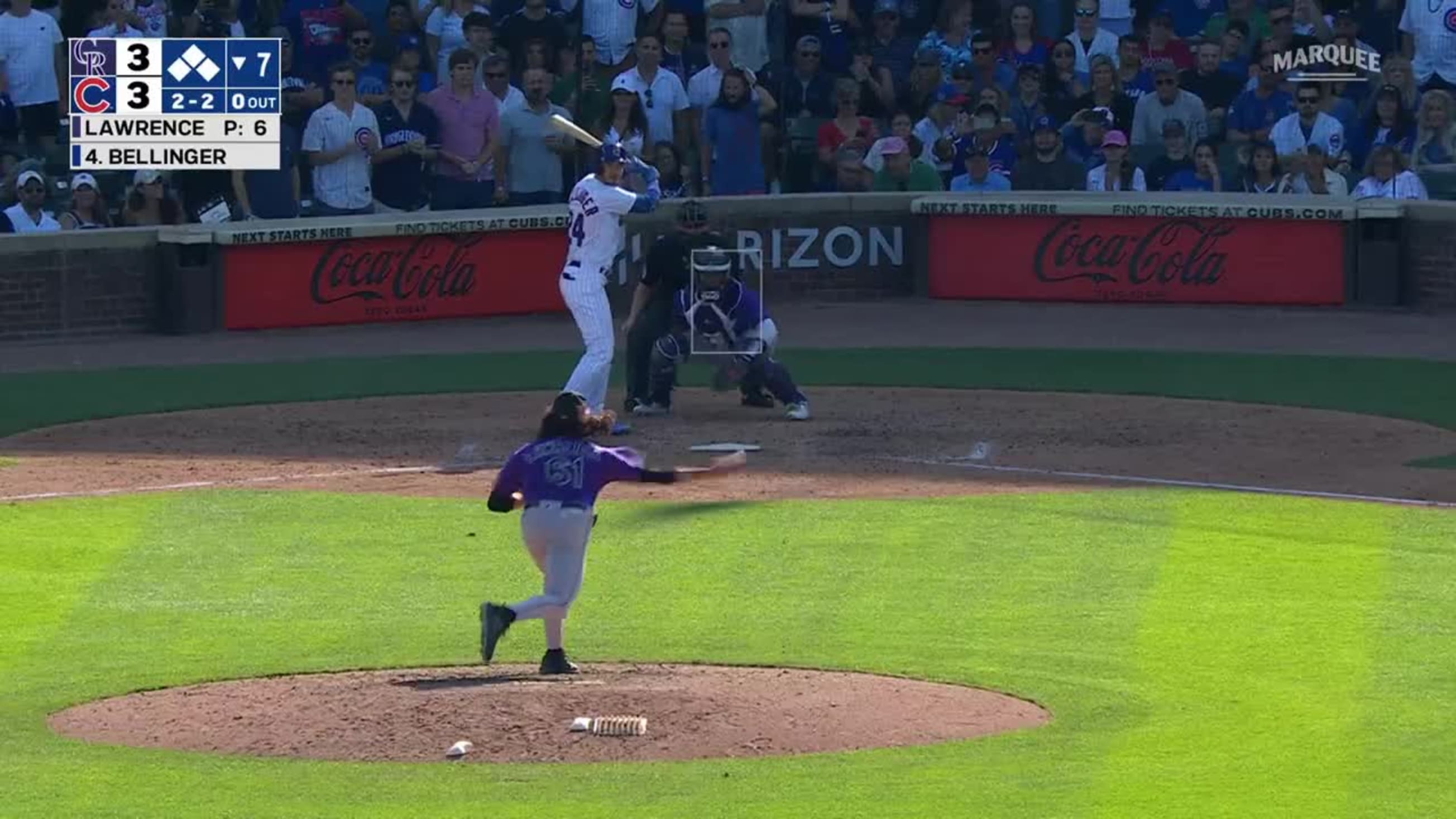 Cody Bellinger's sac fly, 09/13/2023