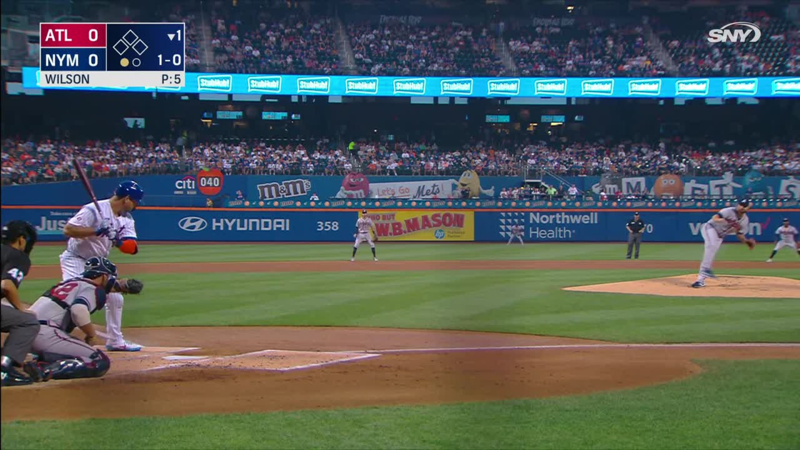 Bryse Wilson Called Strike to Pete Alonso