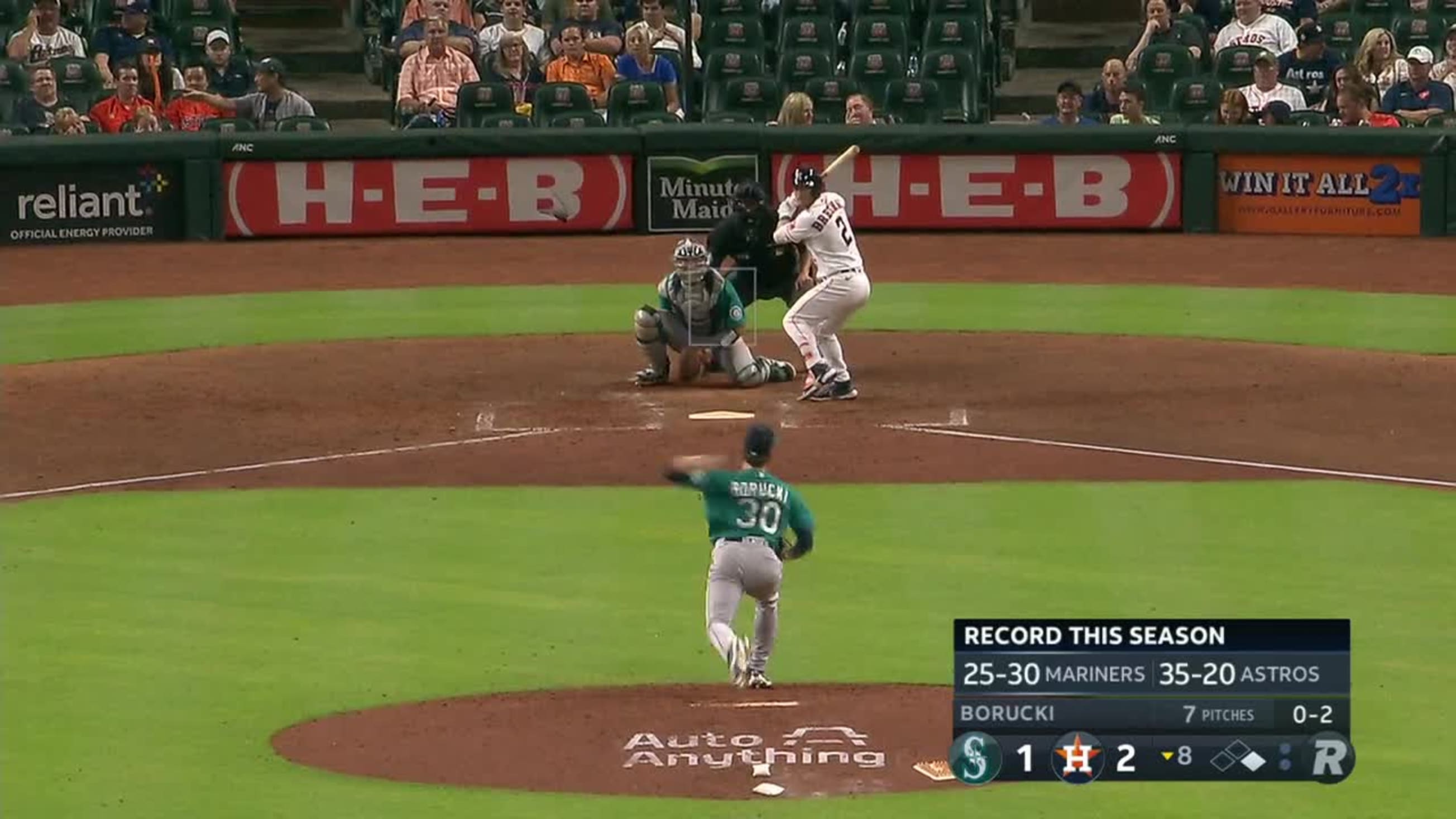 Julio Rodriguez 22nd Home Run of the Season #Mariners #MLB Distance: 407ft  Exit Velocity: 111 MPH Launch Angle: 35° Pitch: 80mph Slider…