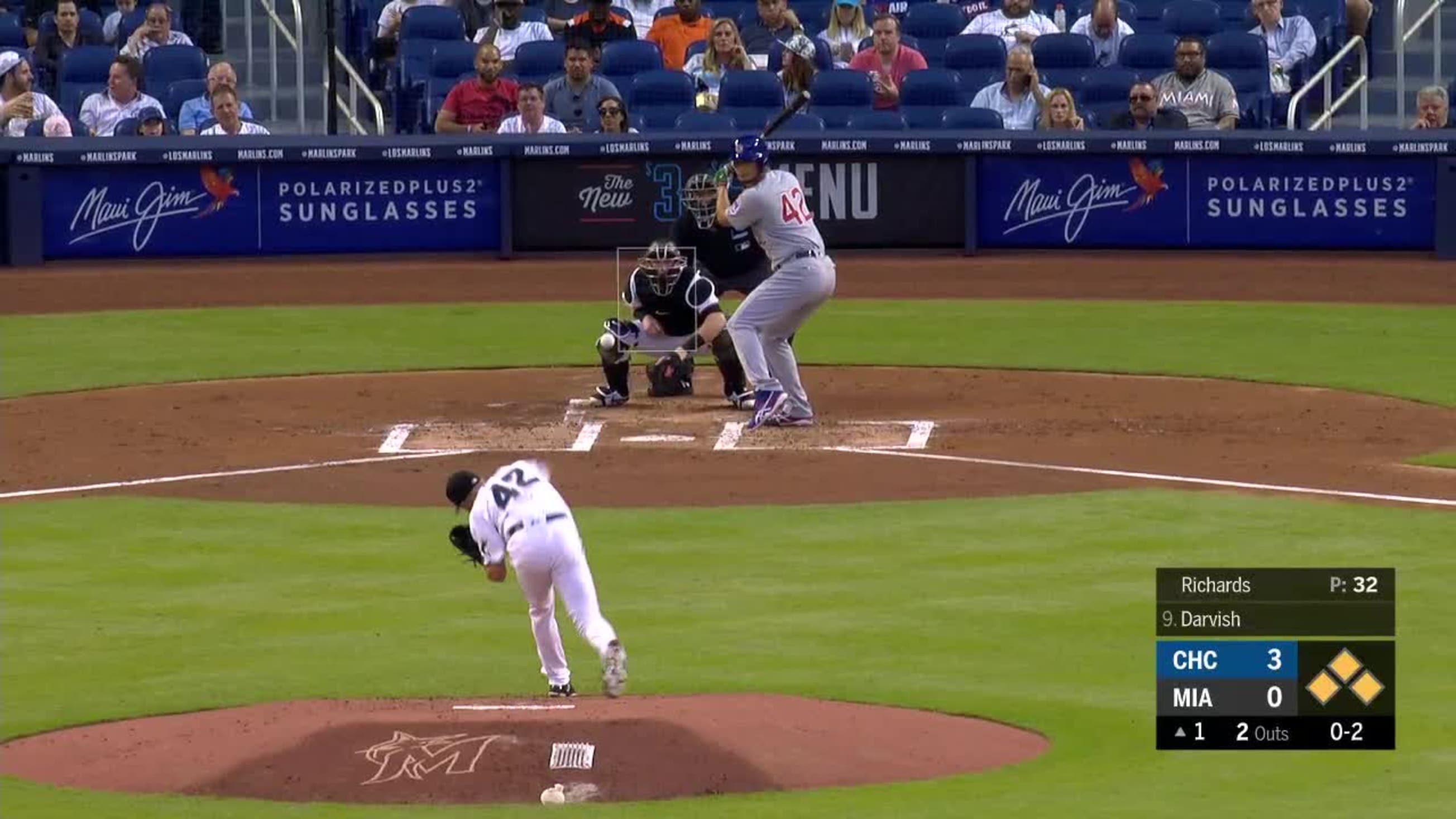 GIF: Yu Darvish strikes out 15 Astros 
