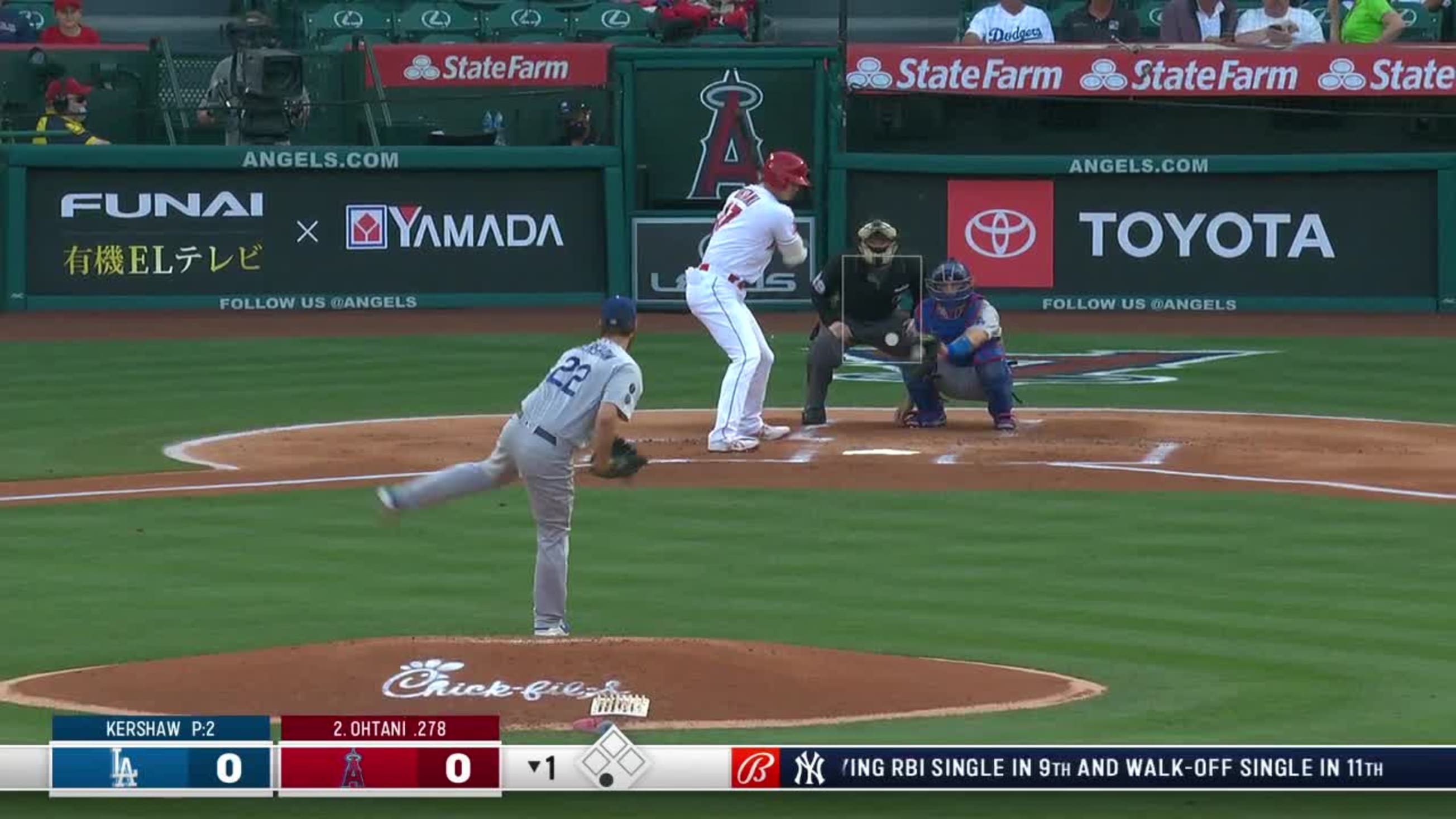 Shohei Ohtani struck out against Clayton Kershaw and all he could