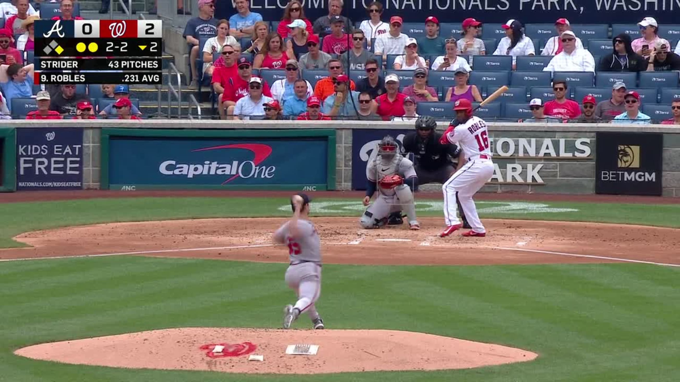 Victor Robles' two-run home run, 03/21/2023