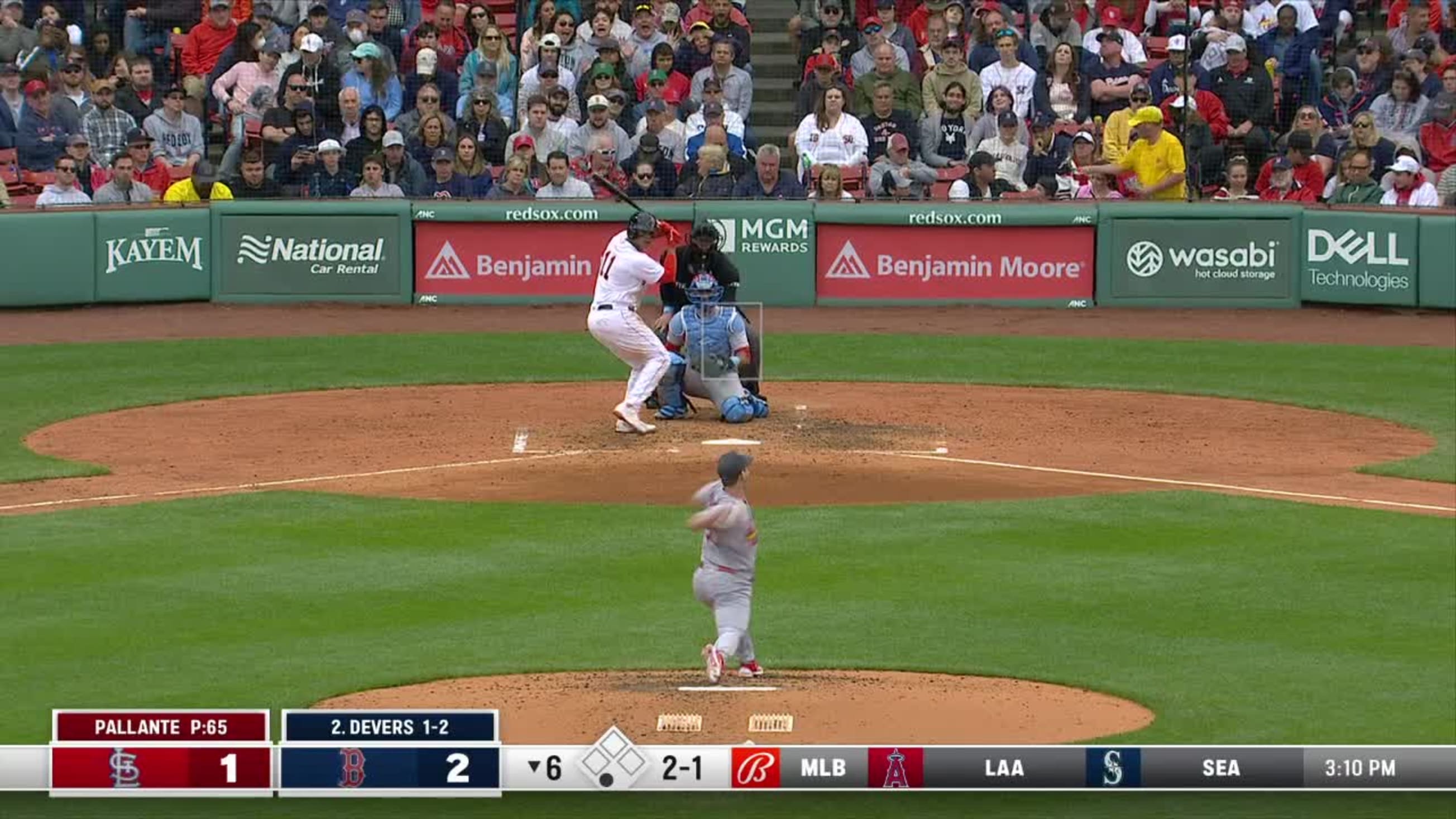 Rafael Devers hit by pitch. | 06/19/2022 | MLB.com