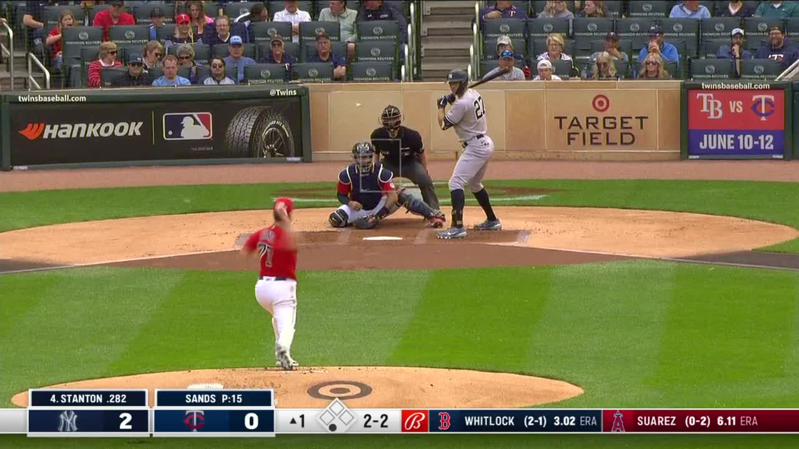 Giancarlo Stanton's solo home run, 06/24/2022