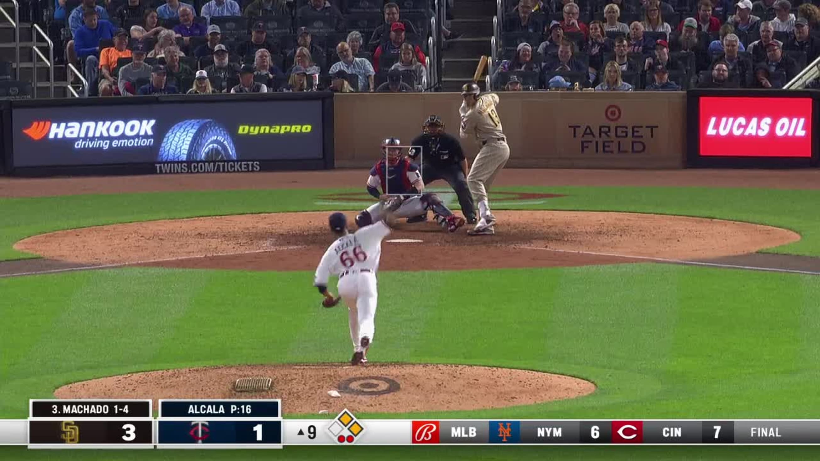 Manny Machado's three-run homer, 05/09/2023