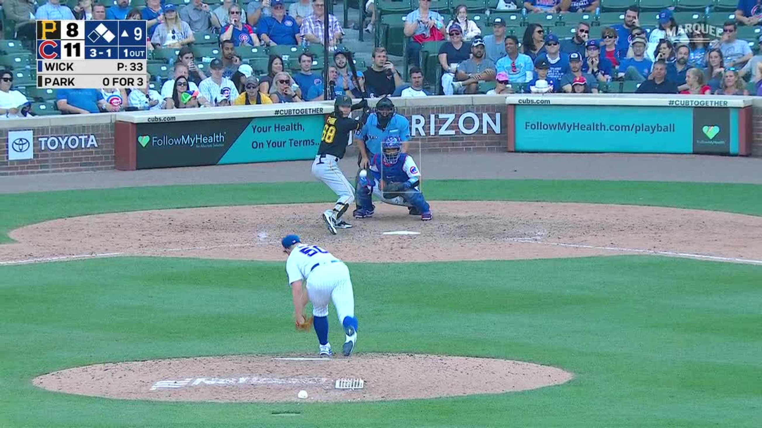 Rafael Ortega's sliding catch, 06/28/2022