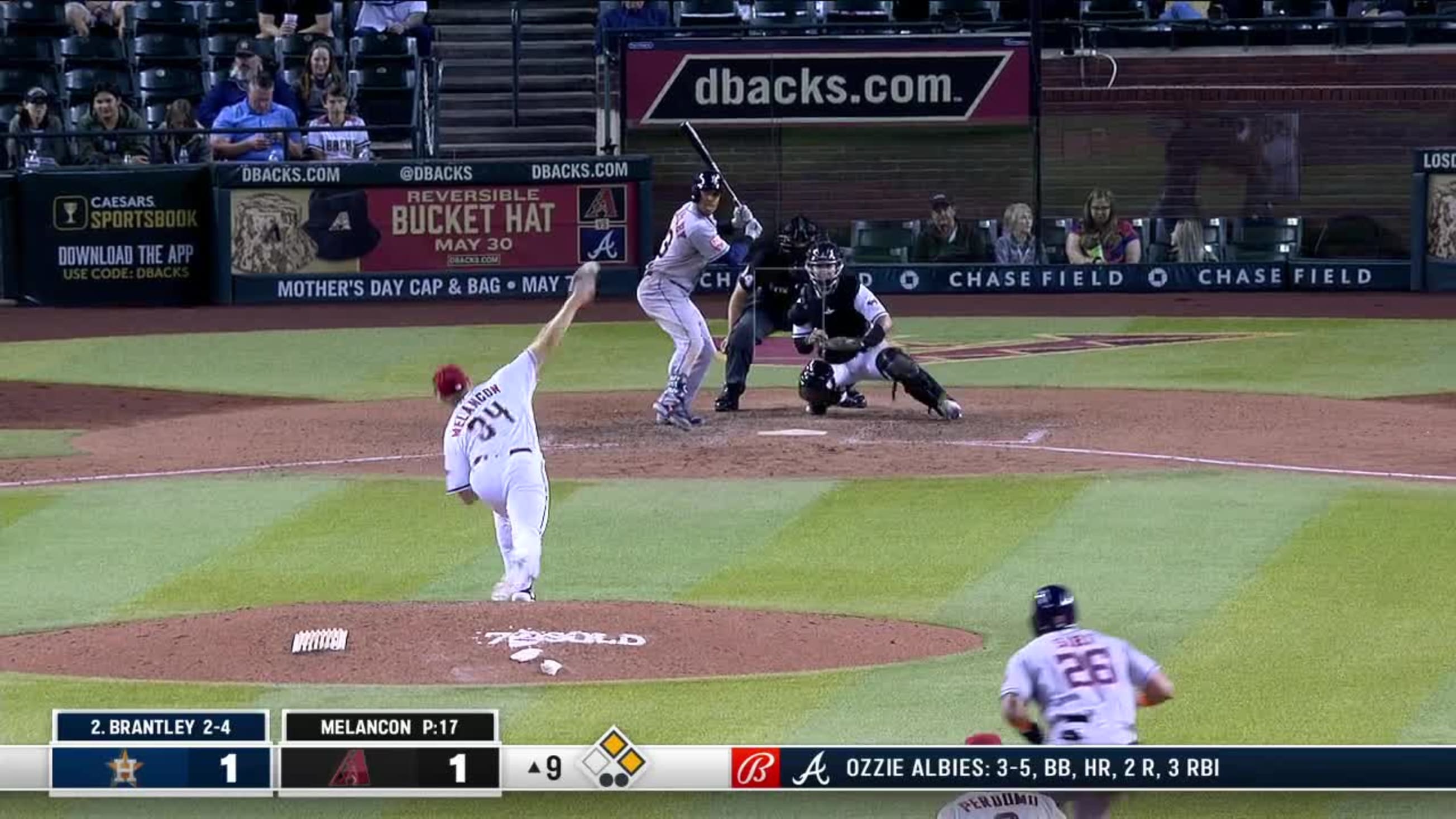 Michael Brantley knocks 3 hits, 05/03/2023