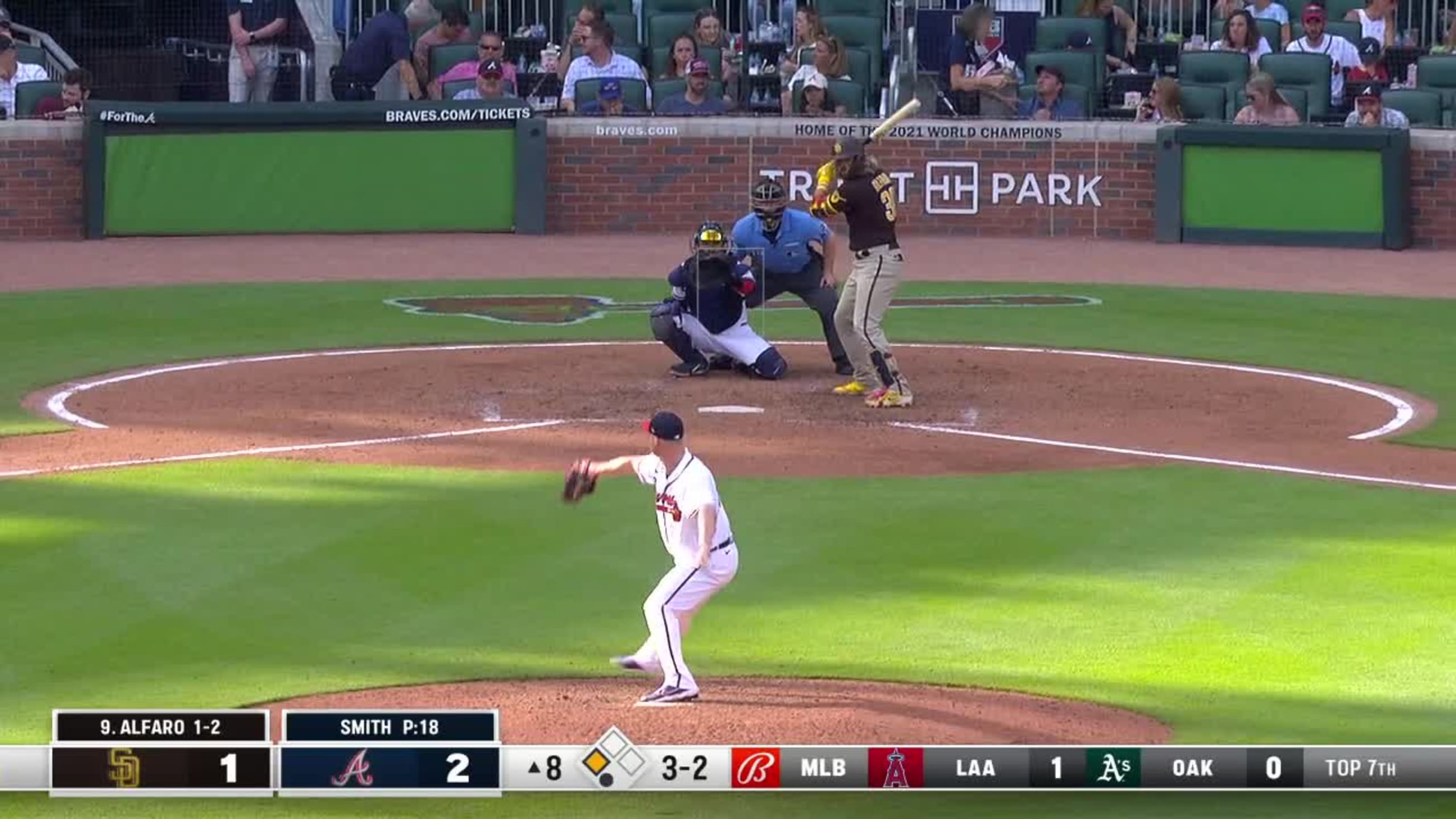 Jorge Alfaro's RBI single, 04/17/2021