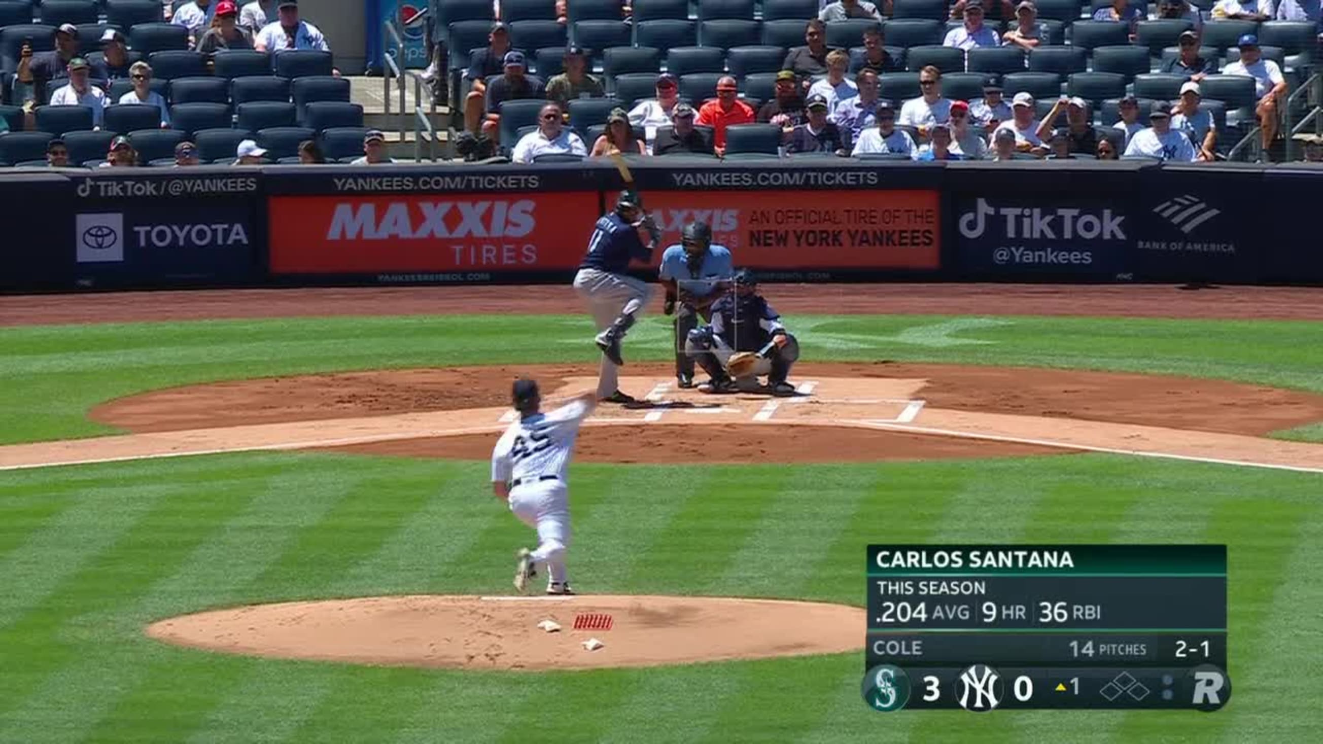 Carlos santana shop yankees