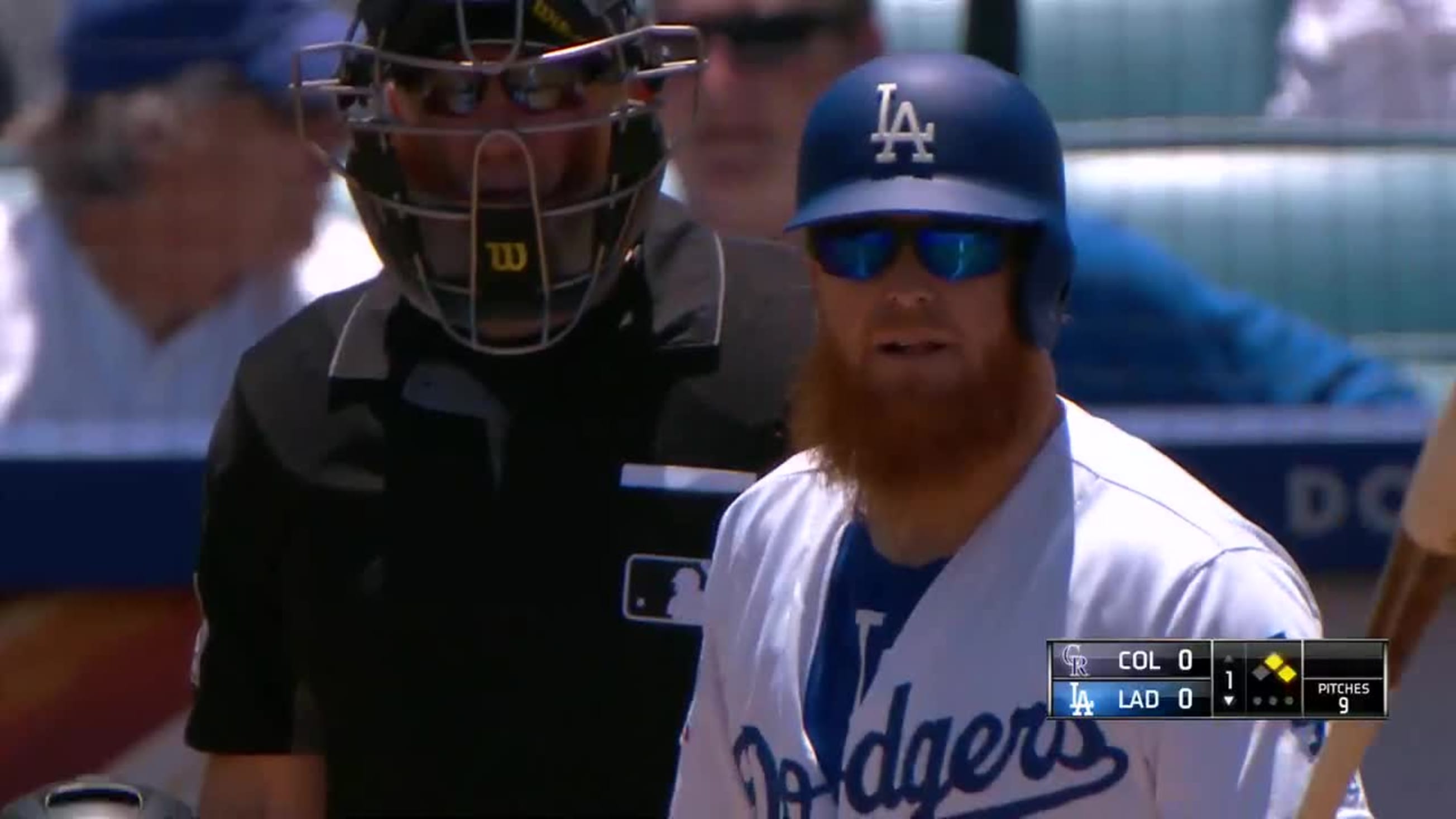 Chad Bettis Called Strike to Justin Turner, 09/24/2016