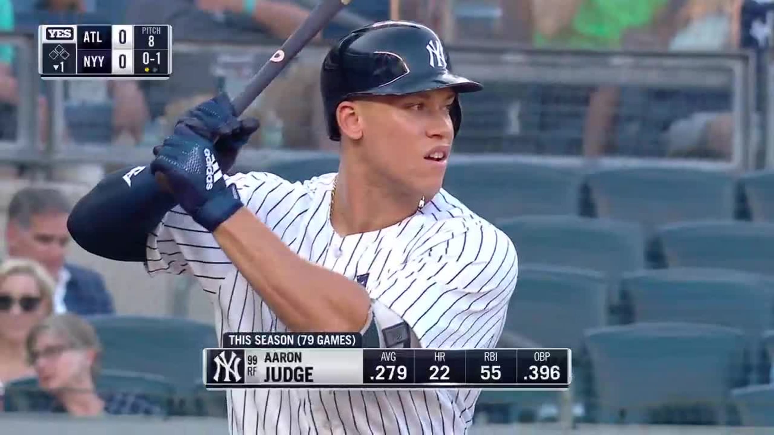 6-foot-7 Aaron Judge transforms batting practice in Bronx