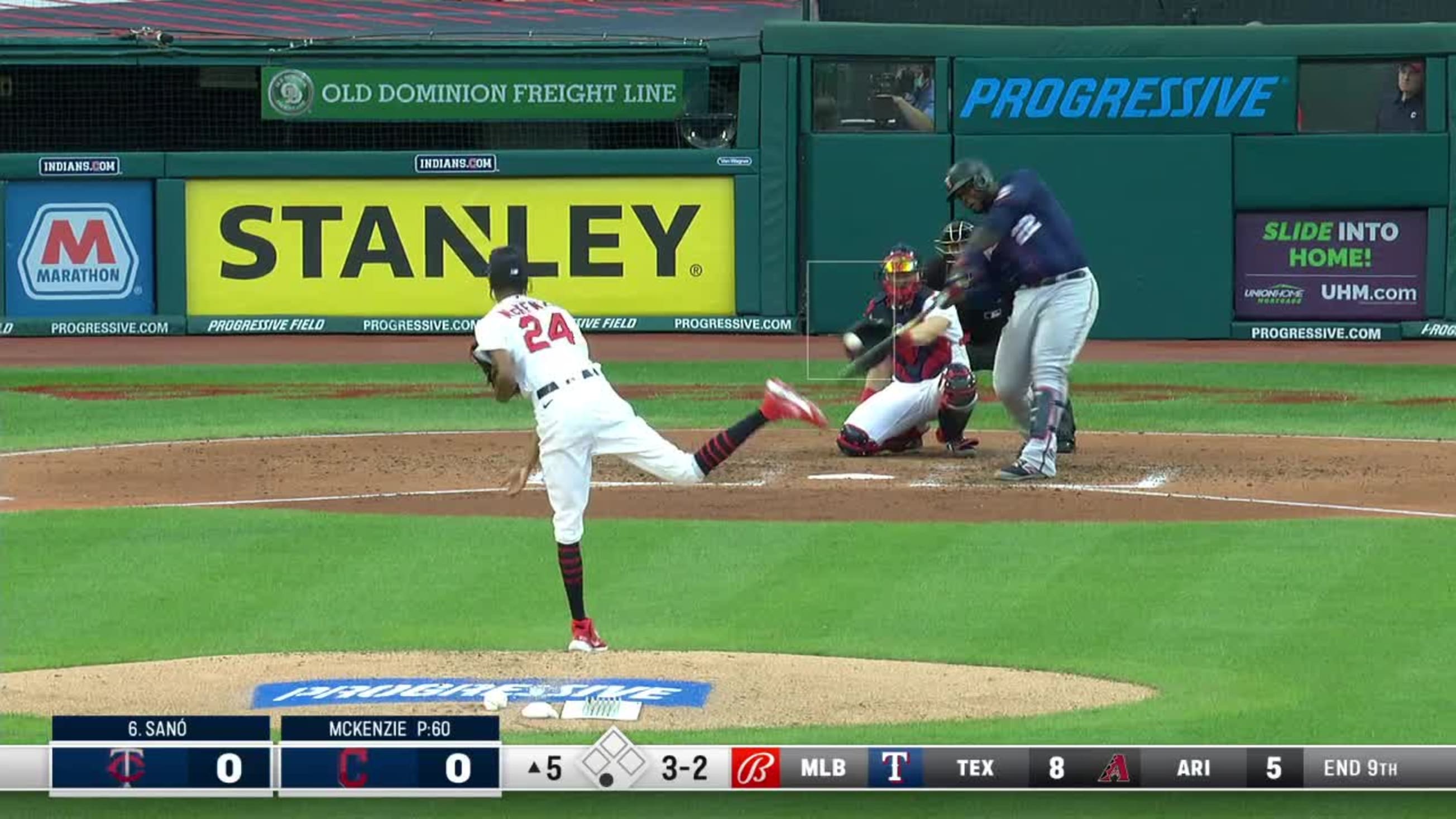 Miguel Sano strikes out swinging., 07/29/2022