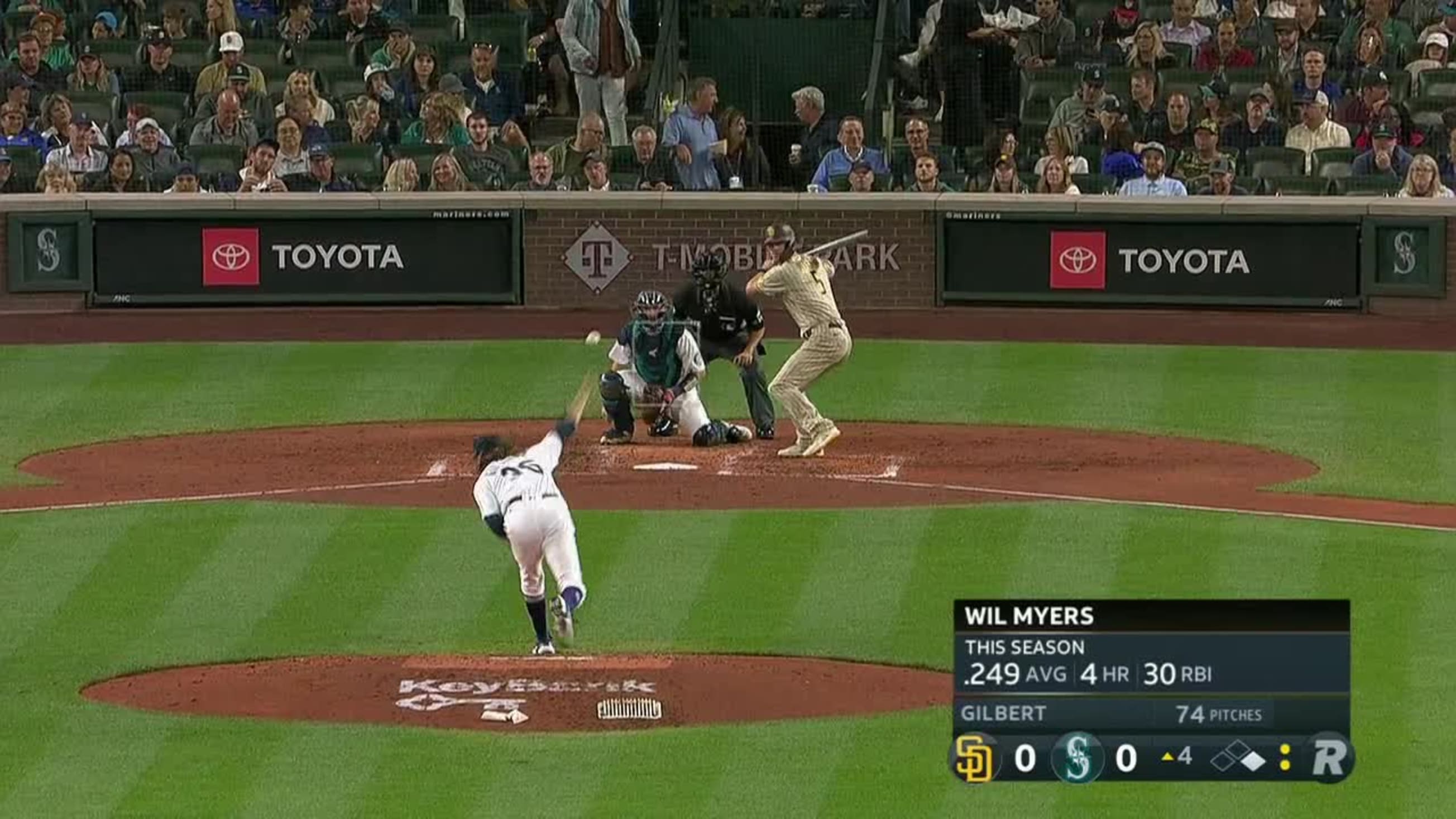 Wil Myers' RBI double, 09/13/2022