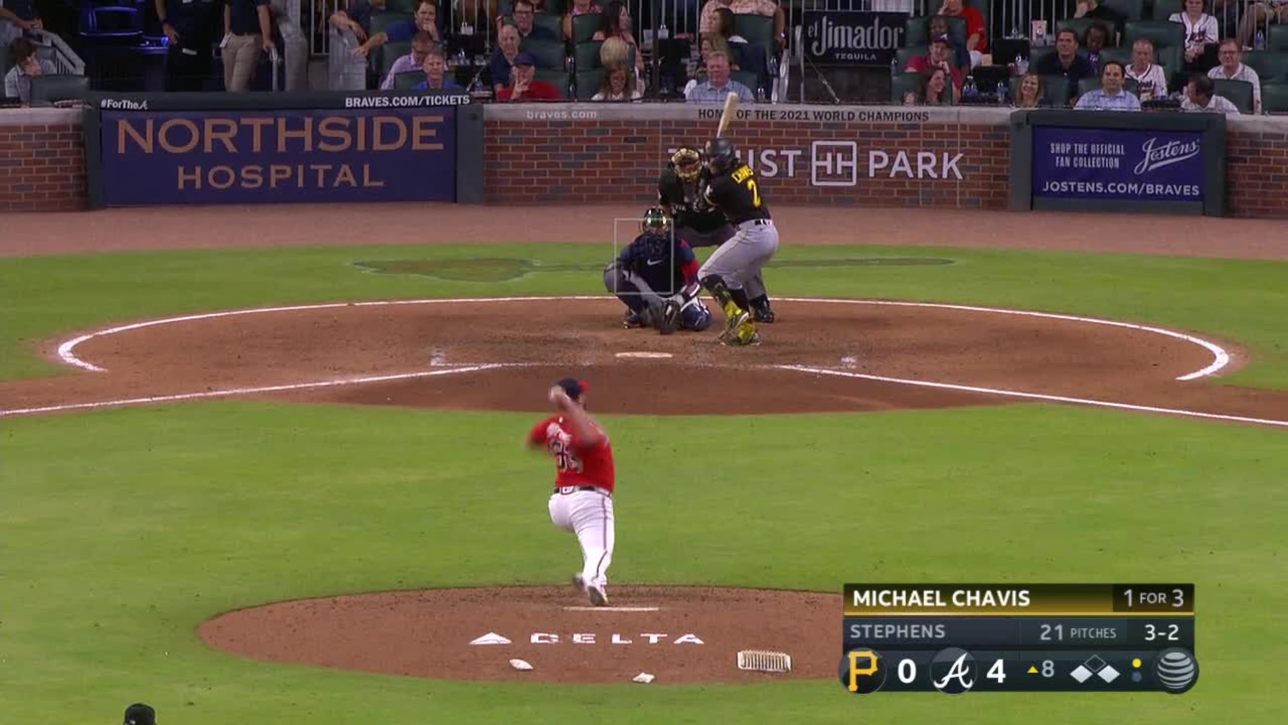 Michael Chavis' RBI double, 03/21/2023