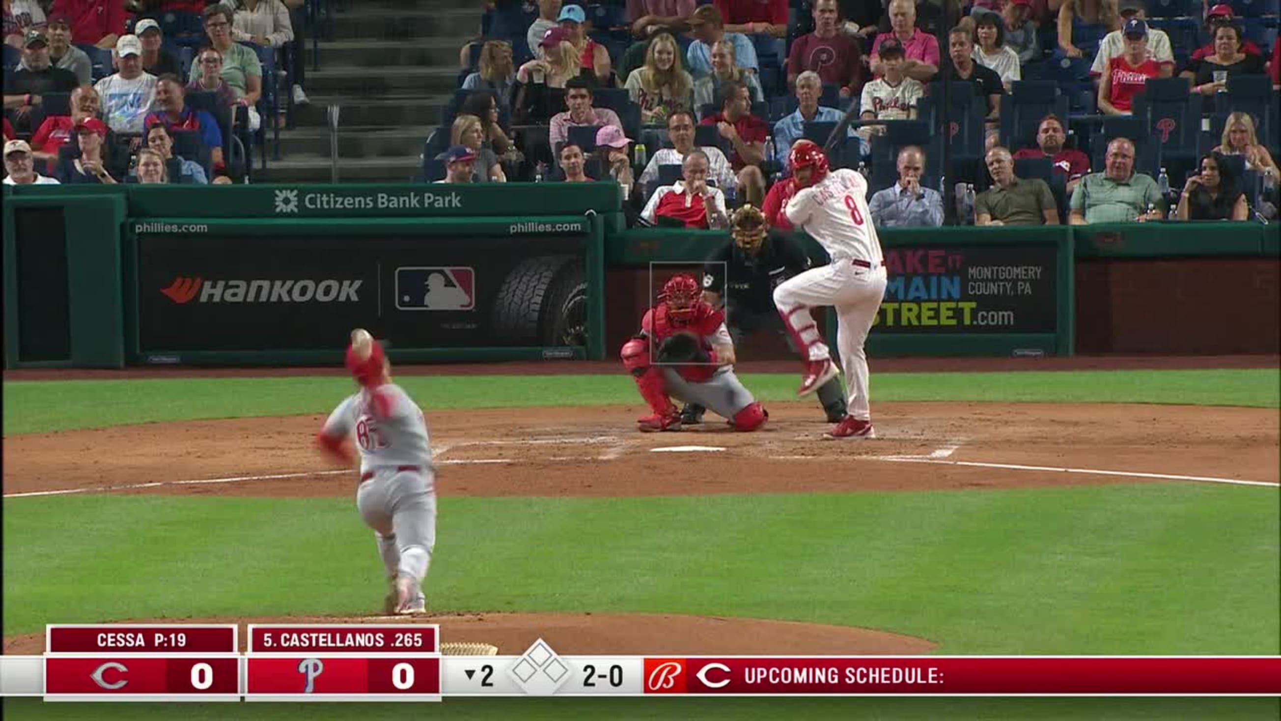 Watch: Detroit Tigers' Nick Castellanos homers, ump makes super smooth bat  flip catch 