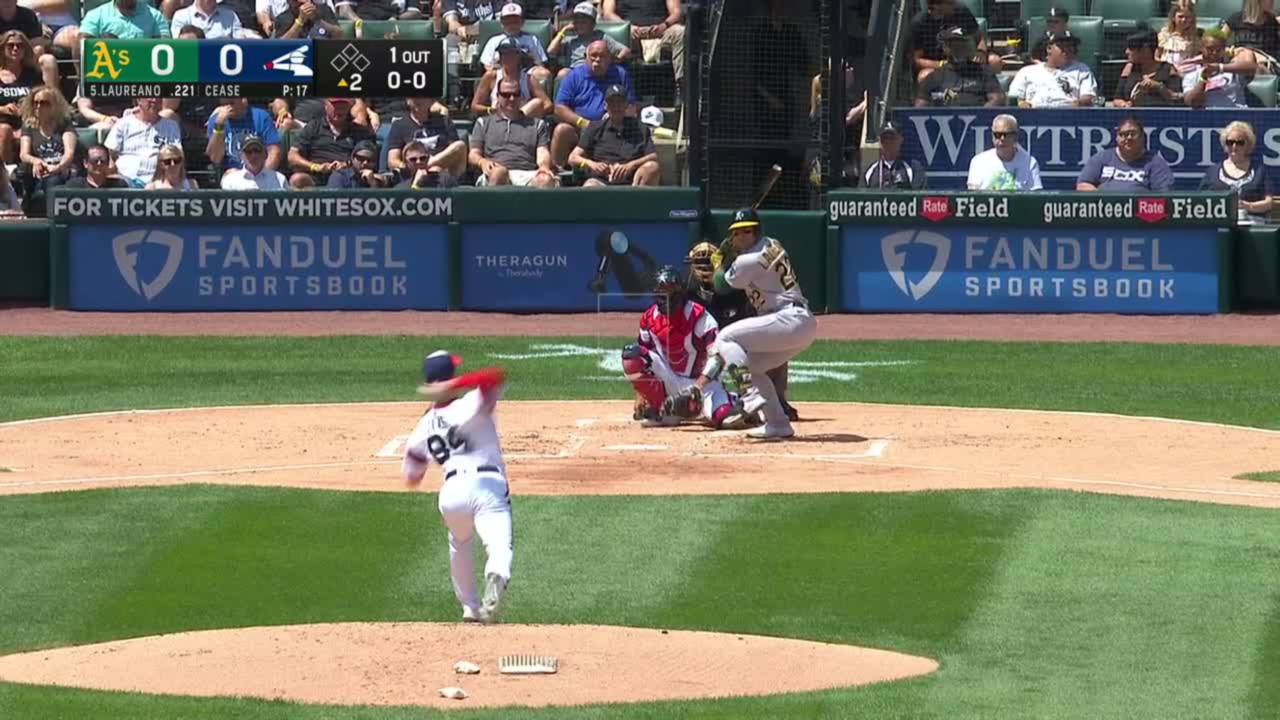 A's outfielder Ramón Laureano delivers bat in-game to young fan at Fenway