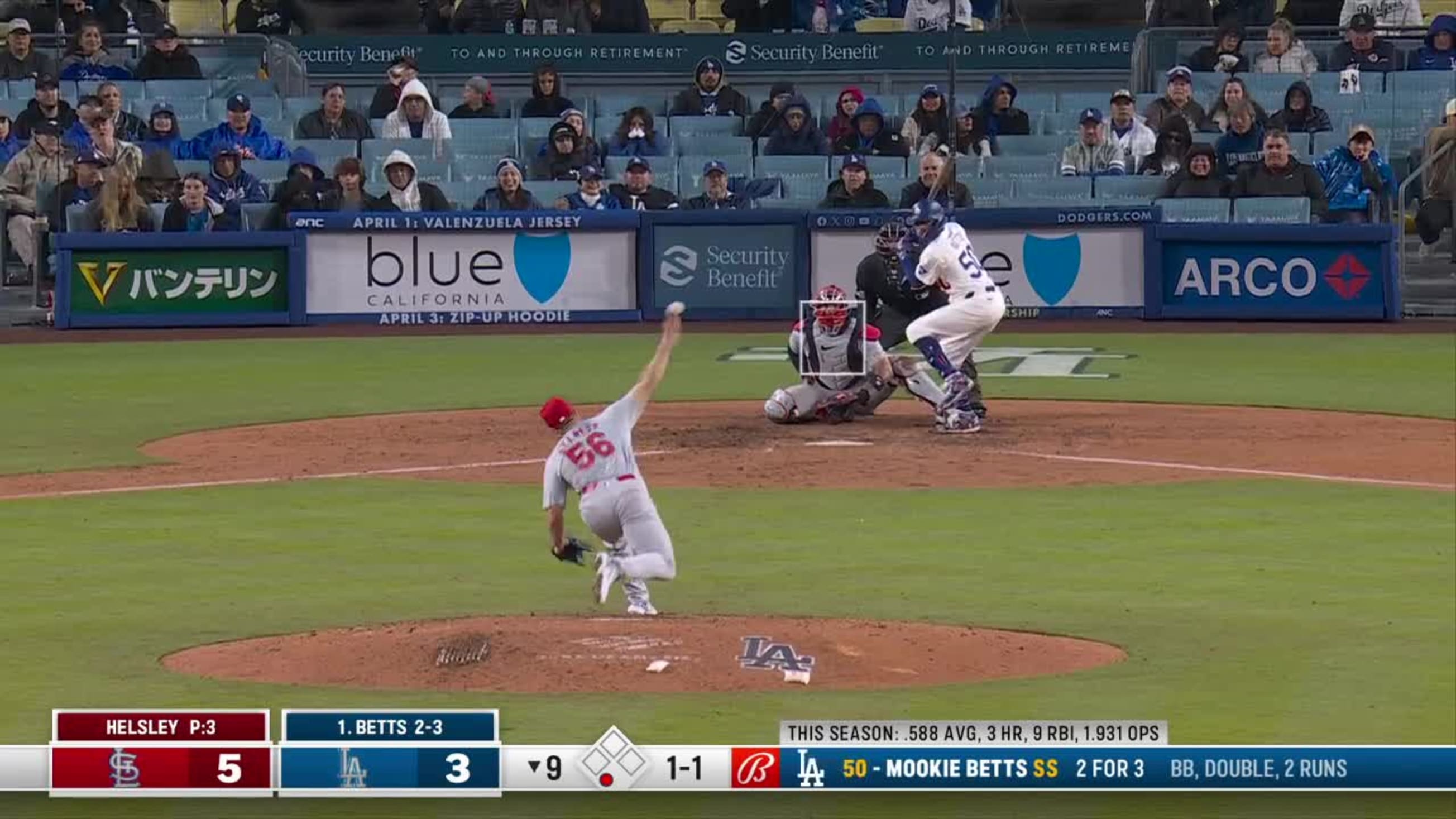 Mookie Betts' solo home run (4) | 03/30/2024 | Los Angeles