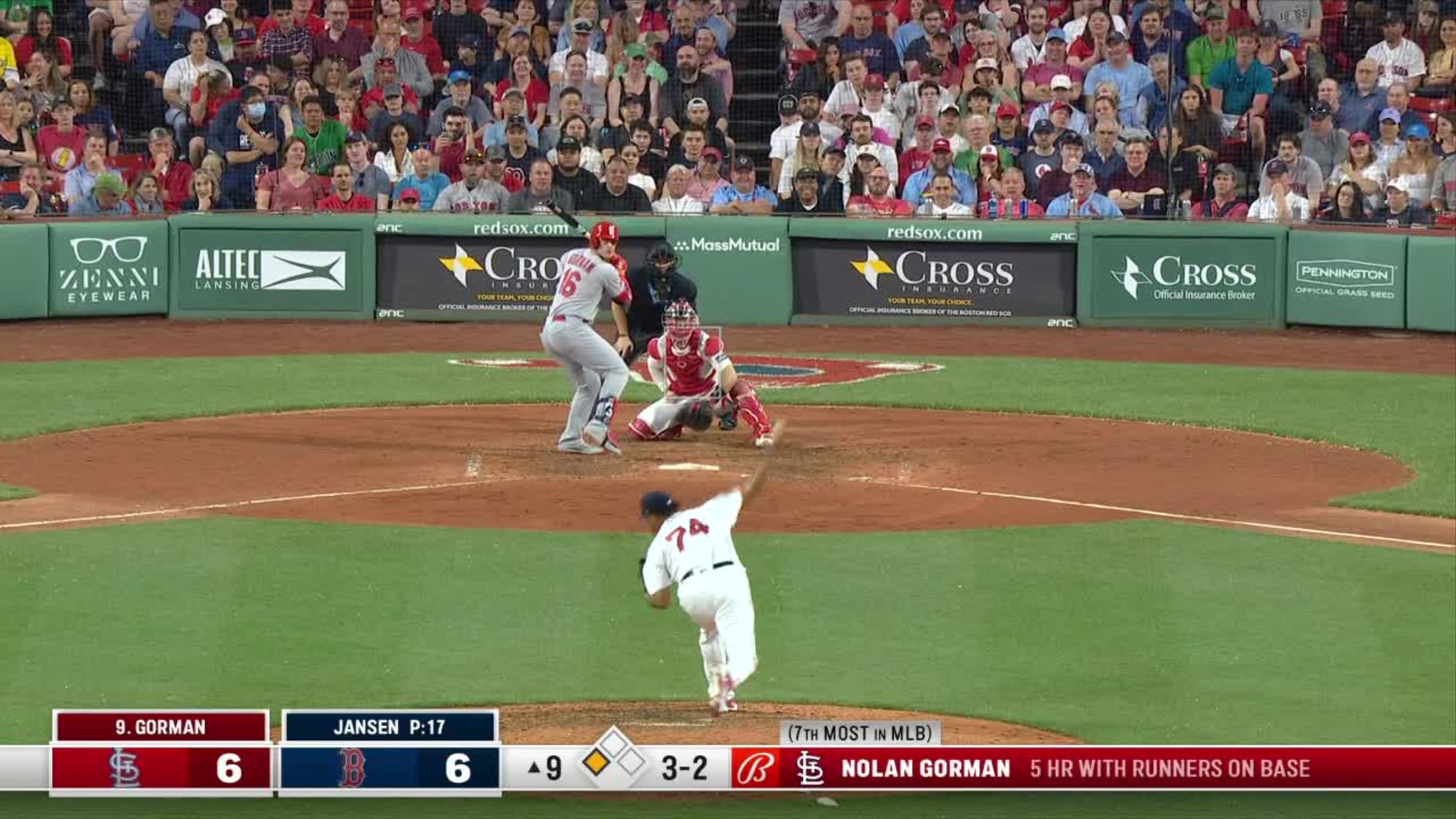 Nolan Gorman's ninth inning homer highlights Cardinals' most
