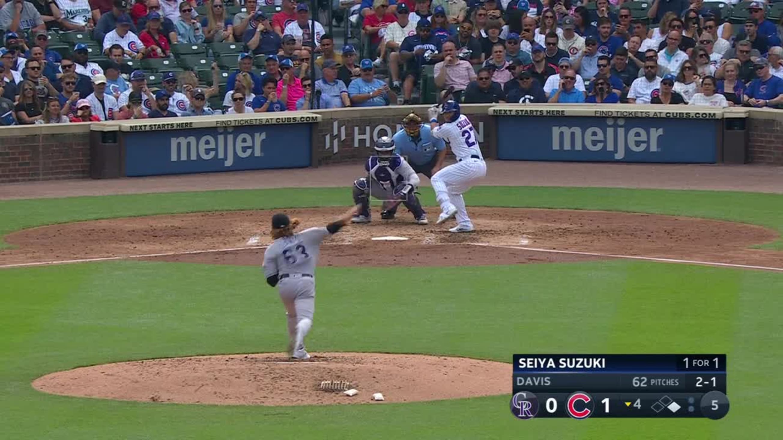 Seiya Suzuki's two-run homer (3), 05/16/2023