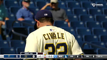 Aaron Civale induces groundout, ends inning | 02/27/2025