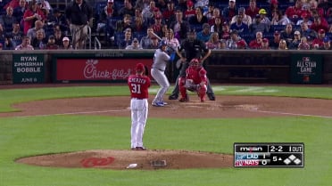 Max Muncy homers (4) on a fly ball to right center field.