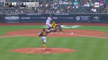 Austin Wells pops out to first baseman Jared Triolo in foul territory.