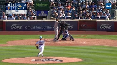 Cody Bellinger lines out sharply to right fielder Juan Soto.