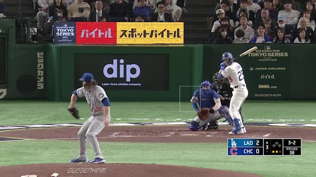 Tommy Edman hits first homer of 2025 season | 03/19/2025 | MLB Japan