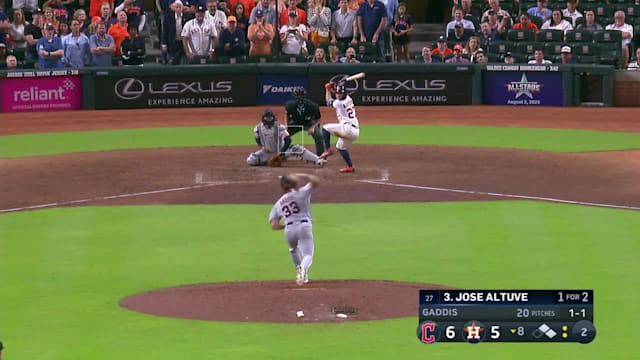 Jose Altuve's RBI single | 07/08/2025 | Houston Astros