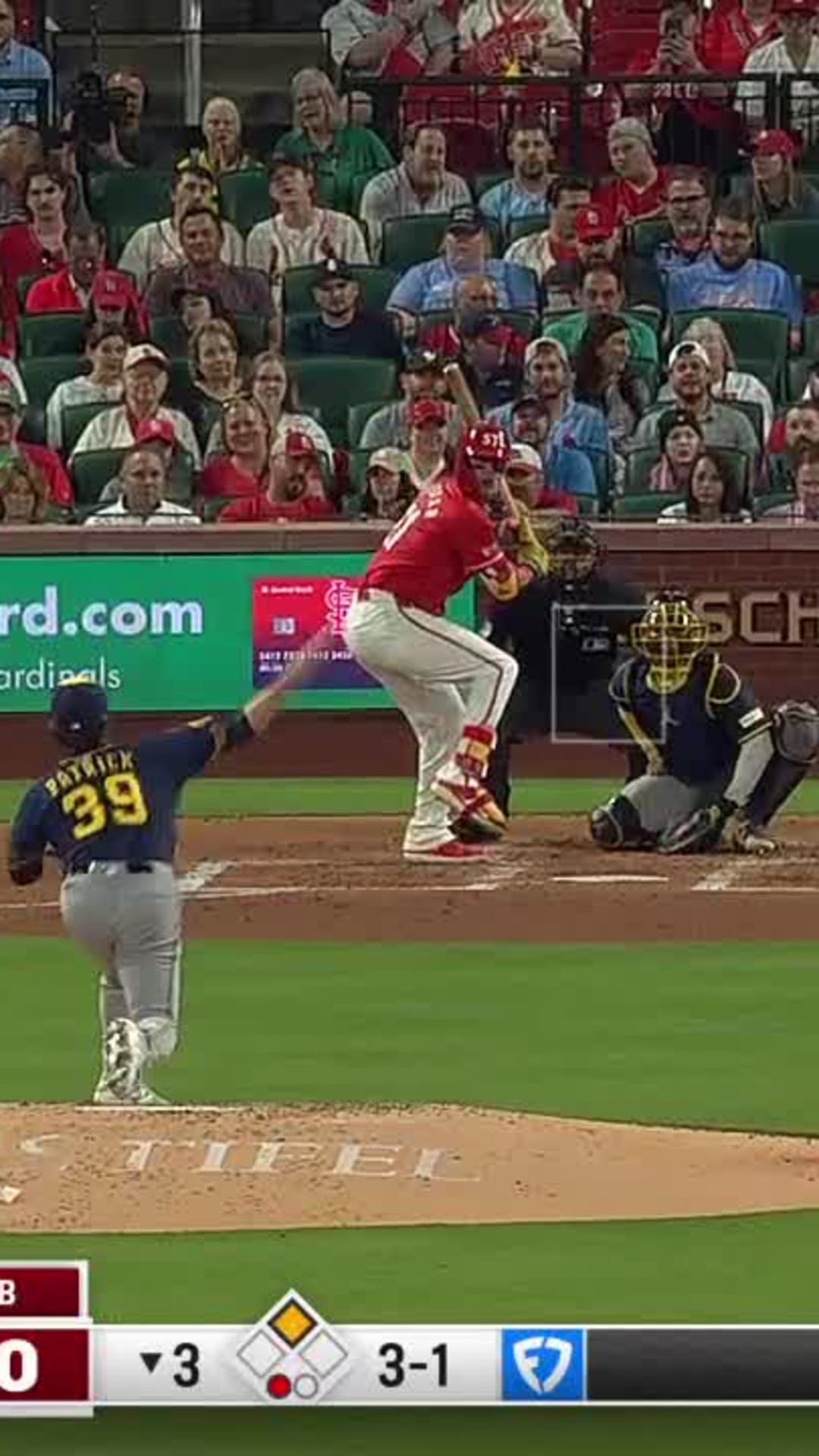 Lars Nootbaar draws 10th leadoff walk of March, April 2025